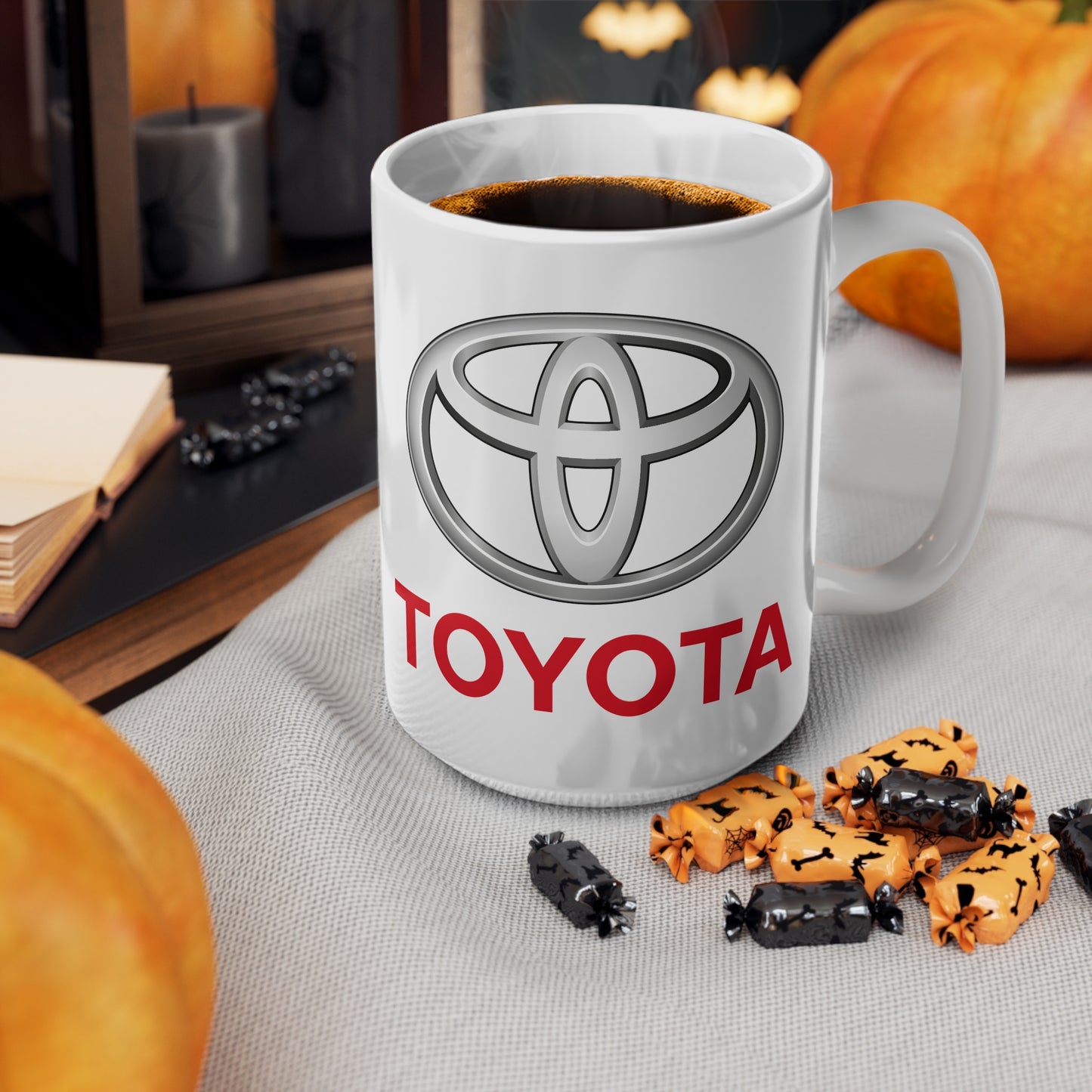 Toyota - I Love my Toyota White Ceramic Coffee Cup 11oz, 15oz