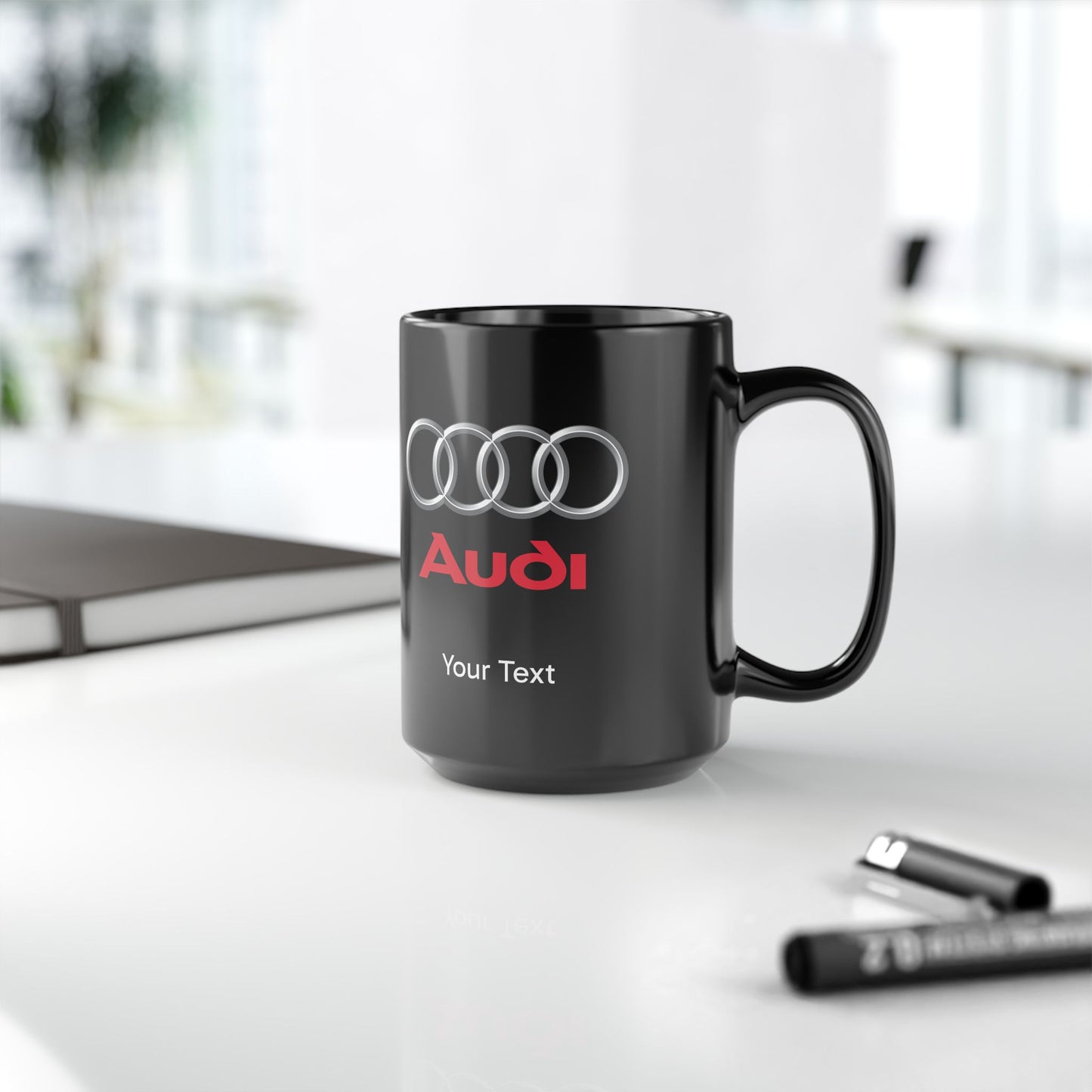 Audi Mug (With or Without Personalisation) 11oz or 15oz. Perfect Gift