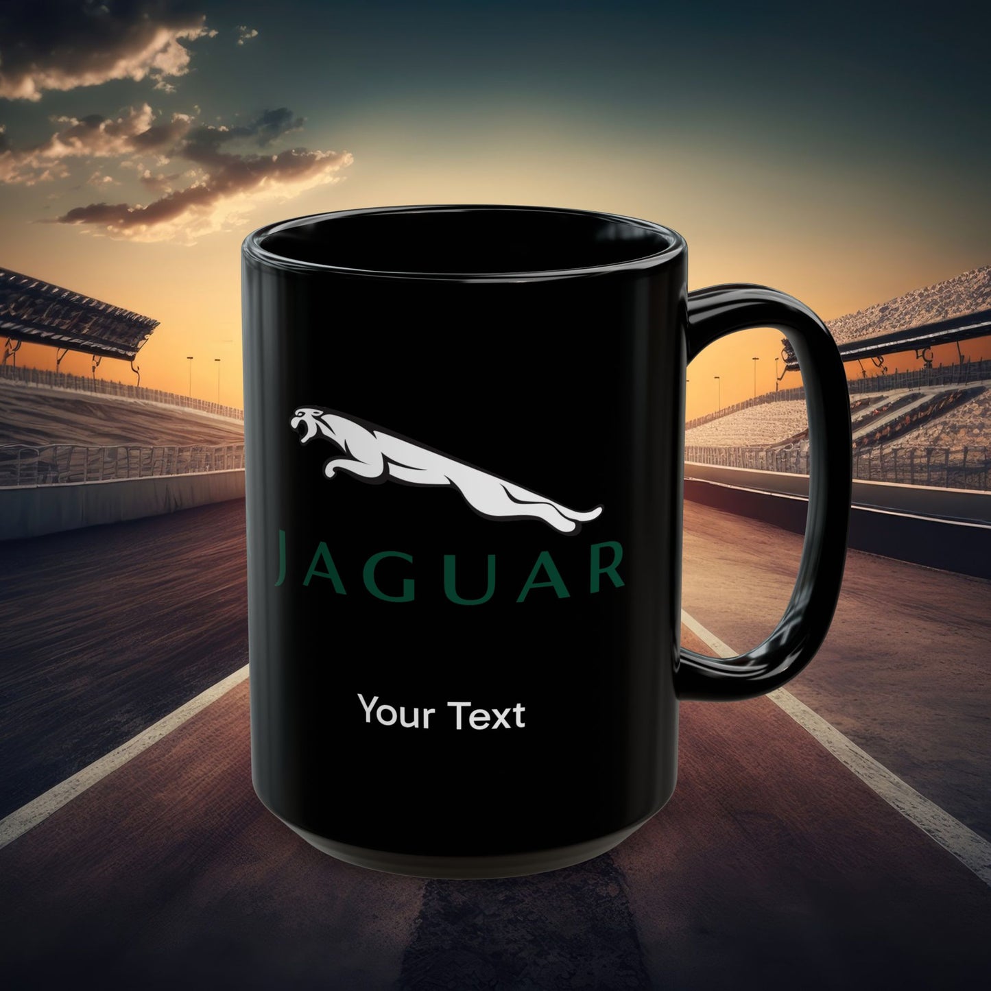 Jaguar Mug (With or Without Personalisation) 11oz or 15oz. Perfect Gift