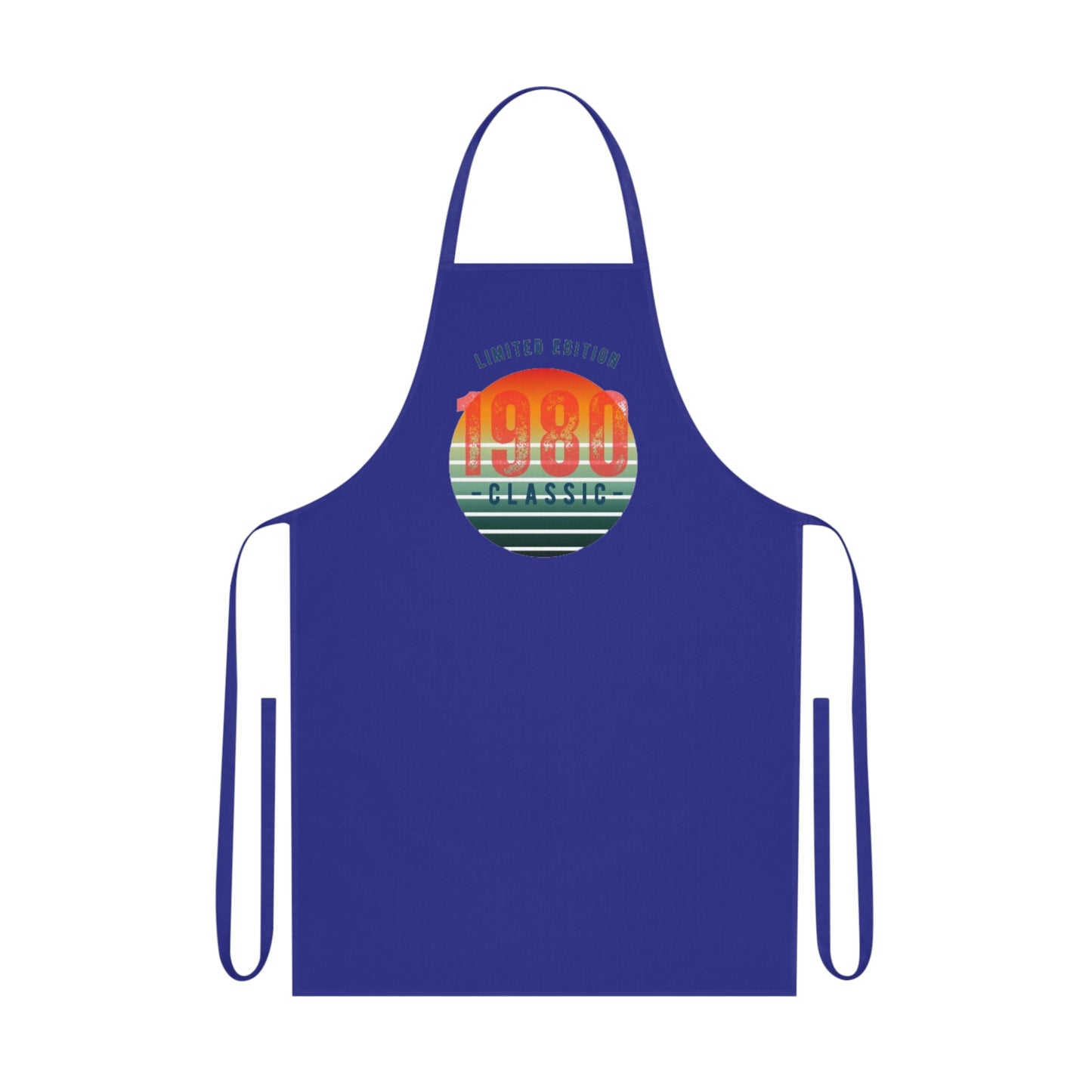 Personalised Custom Limited Edition 1980 Cotton Apron