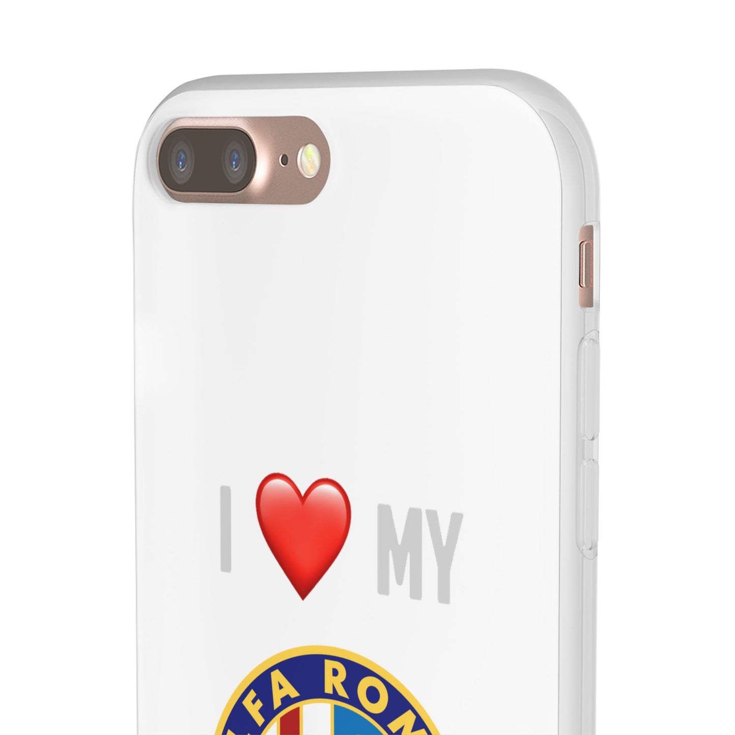 Alfa Romeo Phone Case - Flexible And Frosted TPU Plastic I Love My Alfa Romeo Phone Case