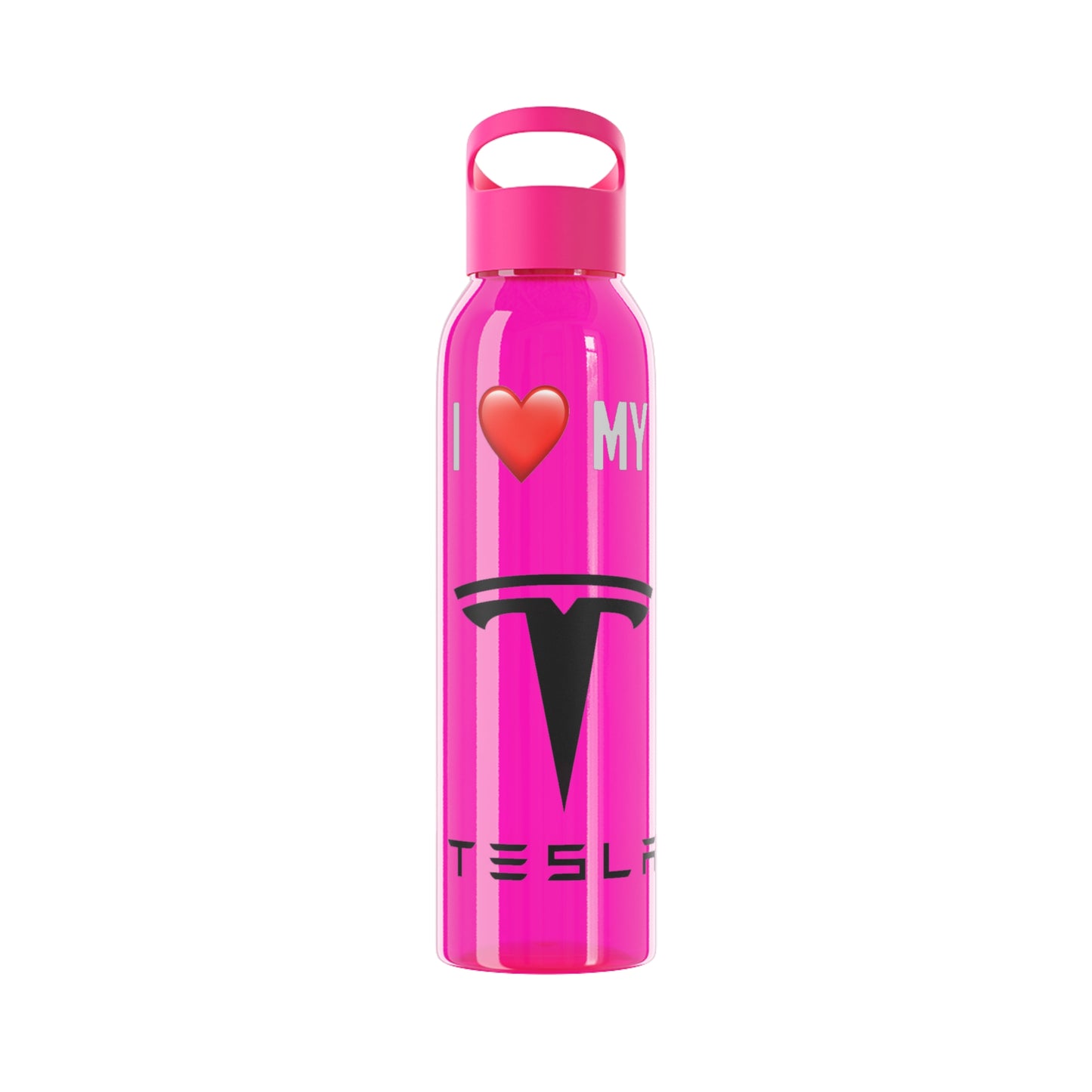 Tesla - I Love My Tesla 22oz Water Bottle