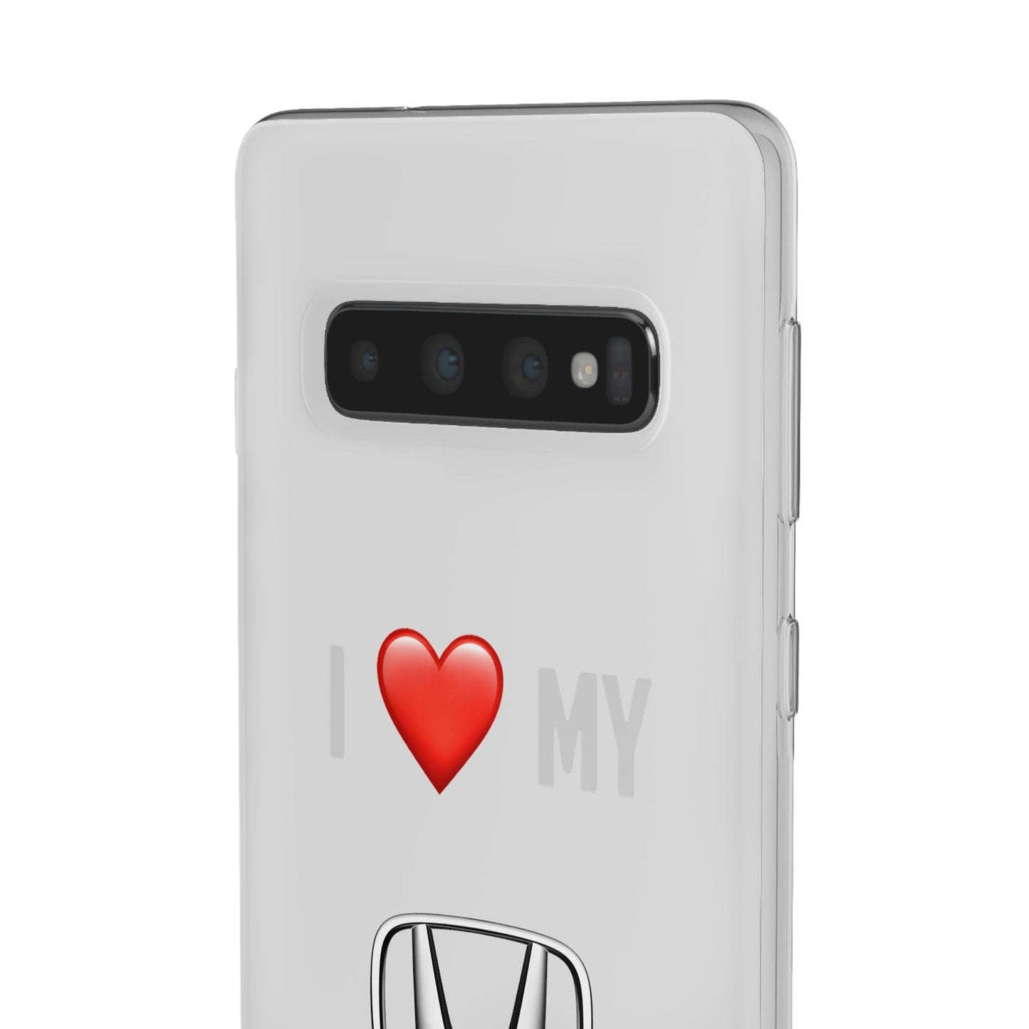 Honda Phone Case - Flexible And Frosted TPU Plastic I Love My Honda Phone Case