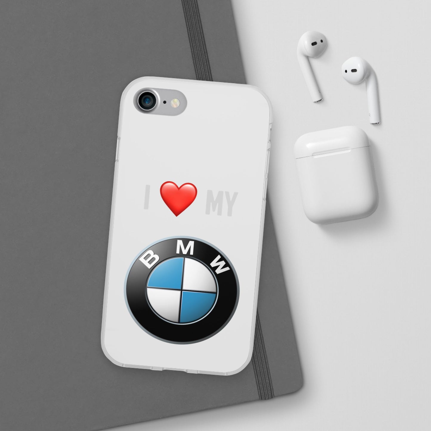 BMW Phone Case - Flexible And Frosted TPU Plastic I Love My BMW Phone Case