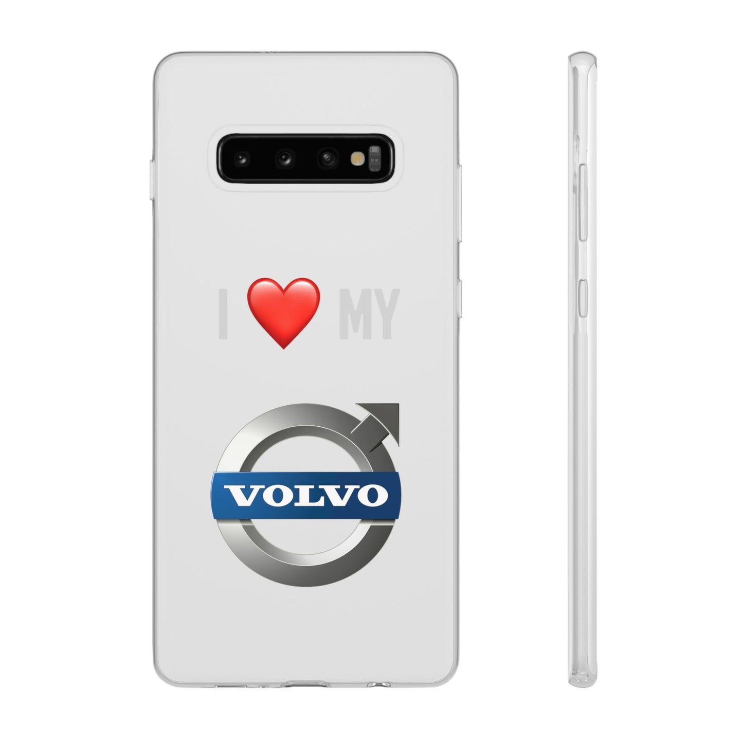 Volvo Phone Case - Flexible And Frosted TPU Plastic I Love My Volvo Phone Case
