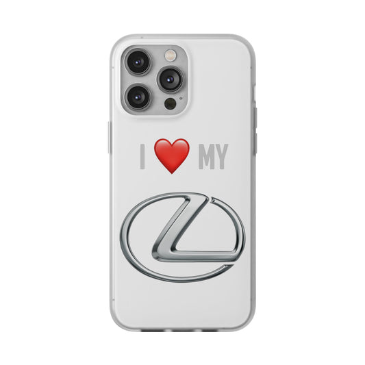 Lexus Phone Case - Flexible And Frosted TPU Plastic I Love My Lexus Phone Case