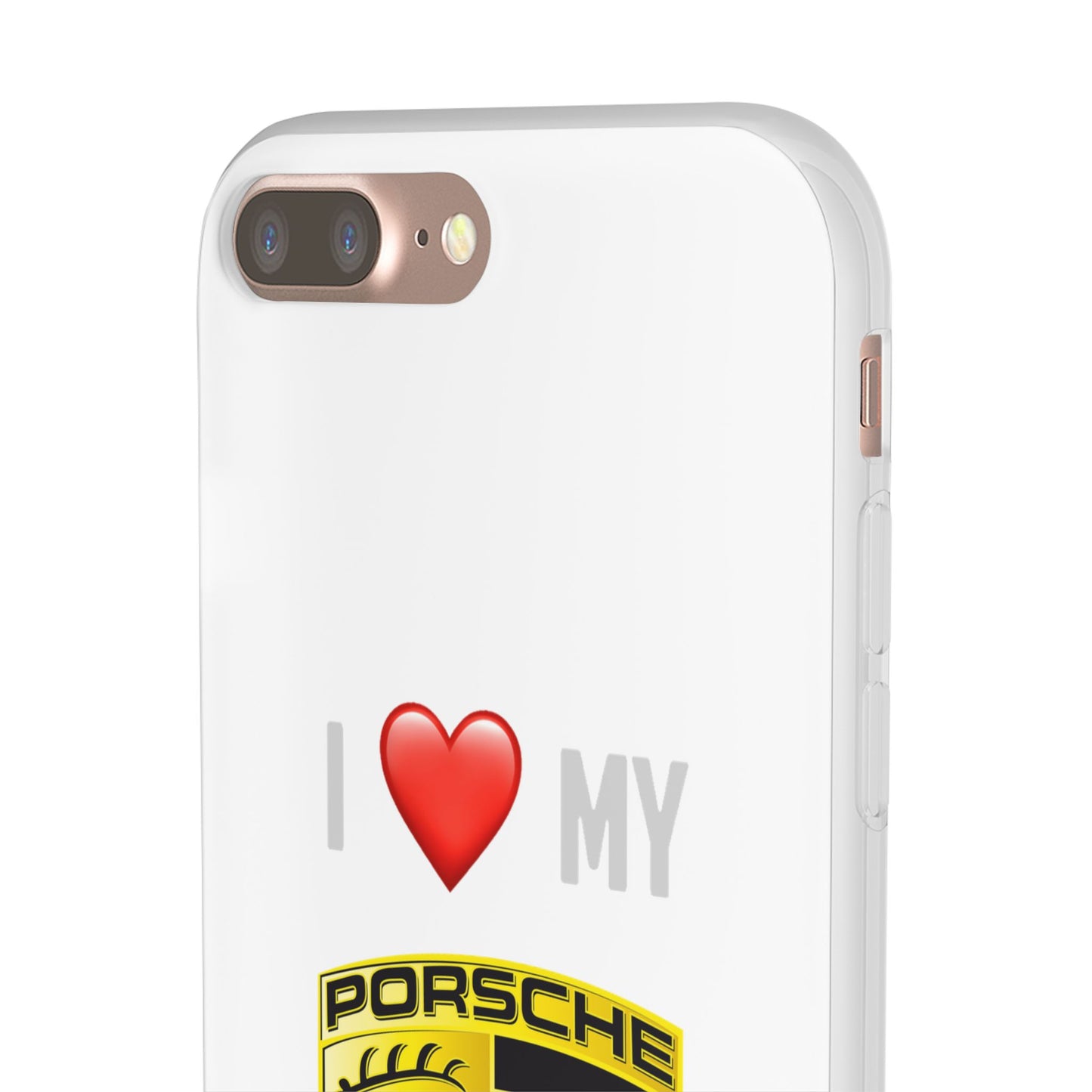 Porsche Phone Case - Flexible And Frosted TPU Plastic I Love My Porsche Phone Case