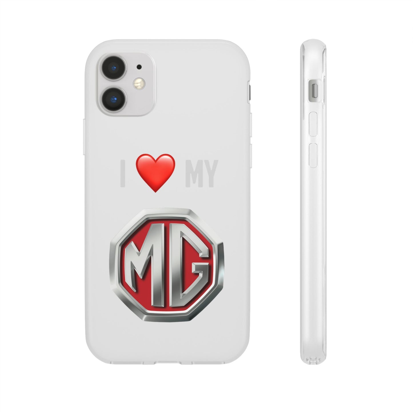 MG Phone Case - Flexible And Frosted TPU Plastic I Love My MG Phone Case