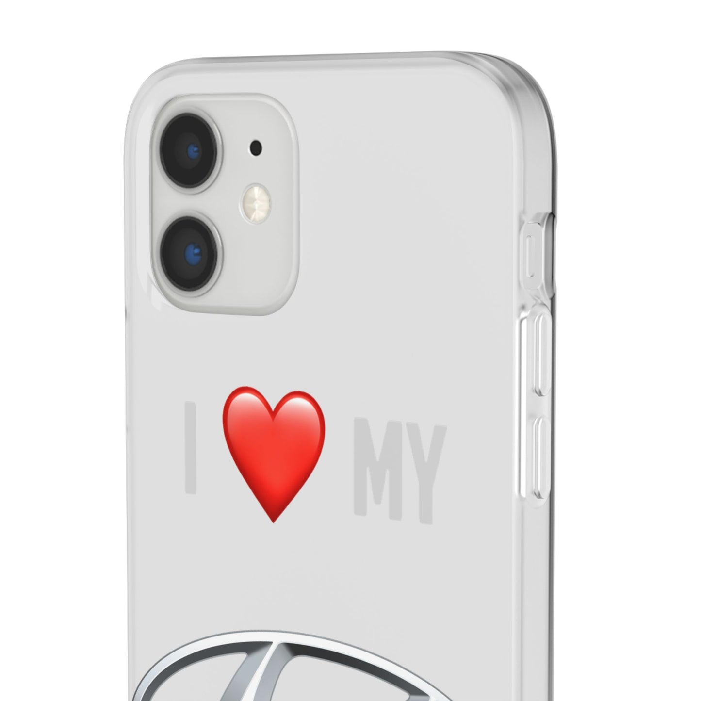 Hyundai Phone Case - Flexible And Frosted TPU Plastic I Love My Hyundai Phone Case