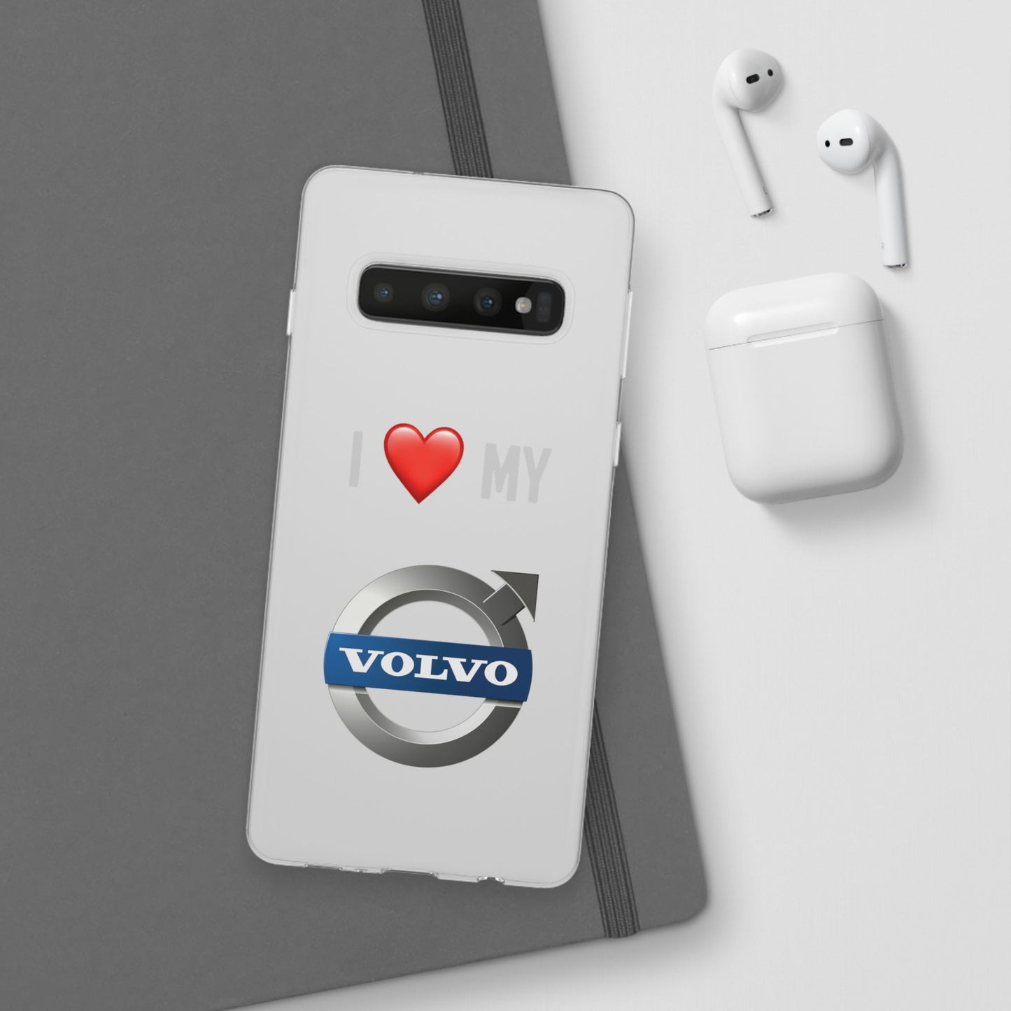 Volvo Phone Case - Flexible And Frosted TPU Plastic I Love My Volvo Phone Case