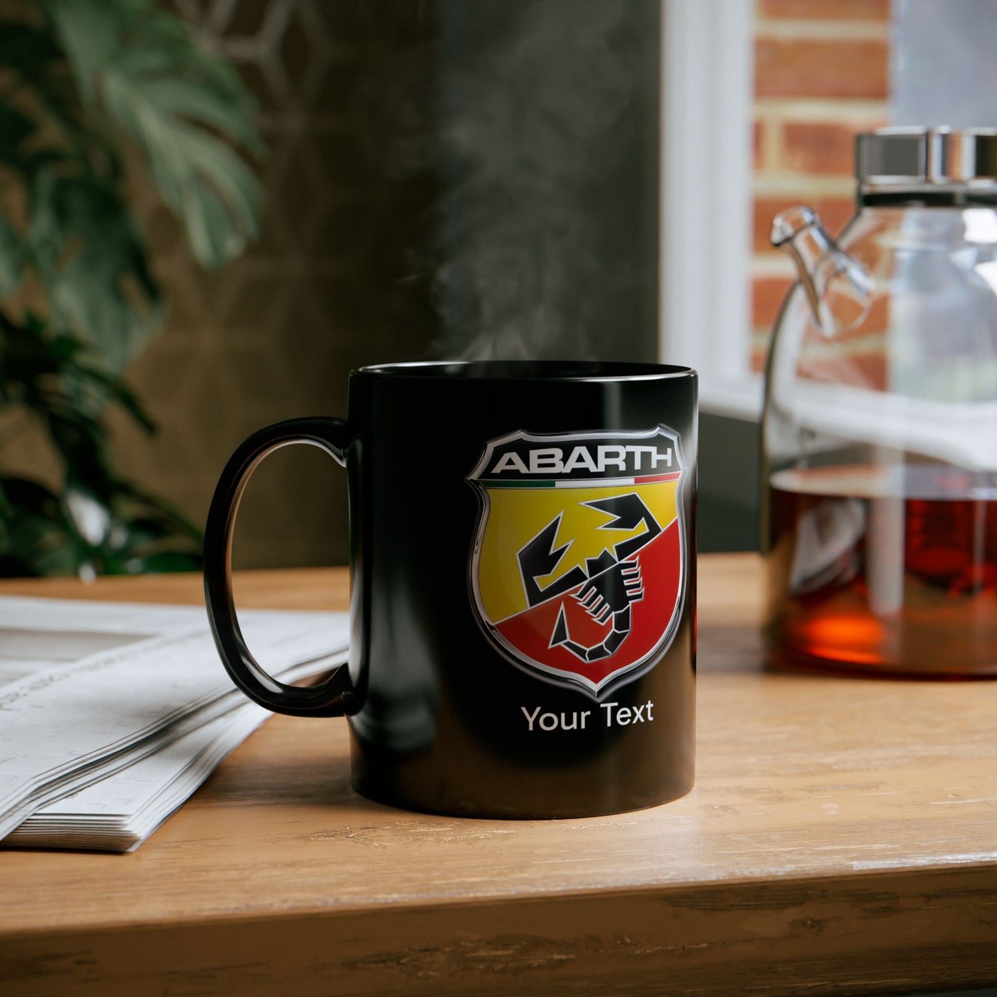 Abarth Mug (With or Without Personalisation) 11oz or 15oz. Perfect Gift