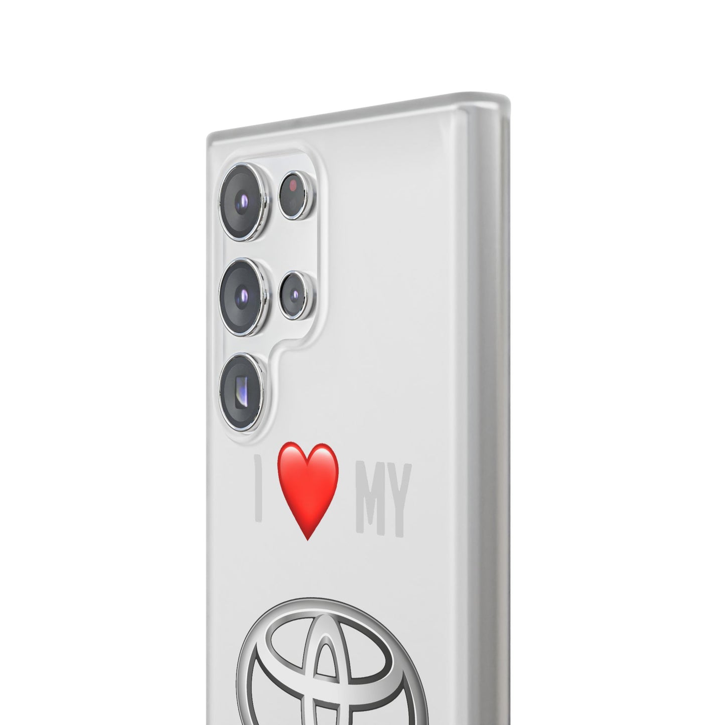 Toyota Phone Case - Flexible And Frosted TPU Plastic I Love My Toyota Phone Case