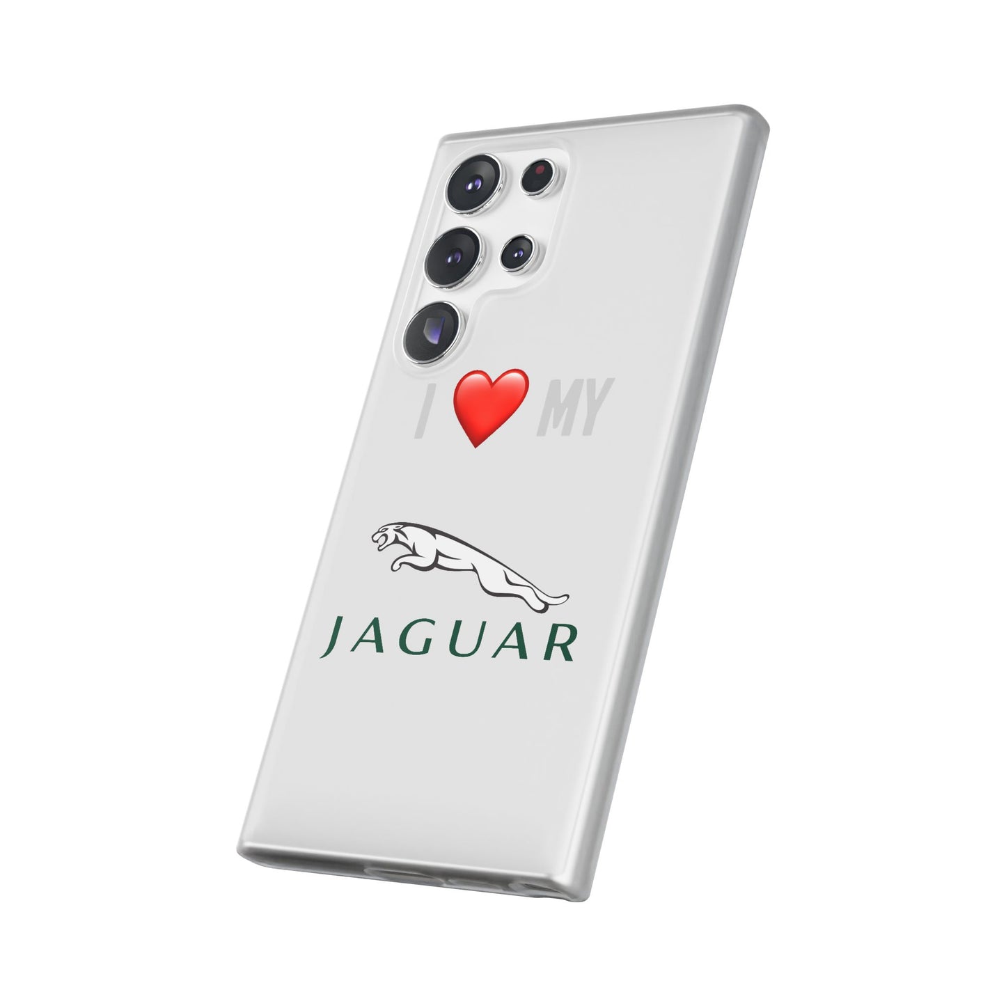 Jaguar Phone Case - Flexible And Frosted TPU Plastic I Love My Jaguar Phone Case