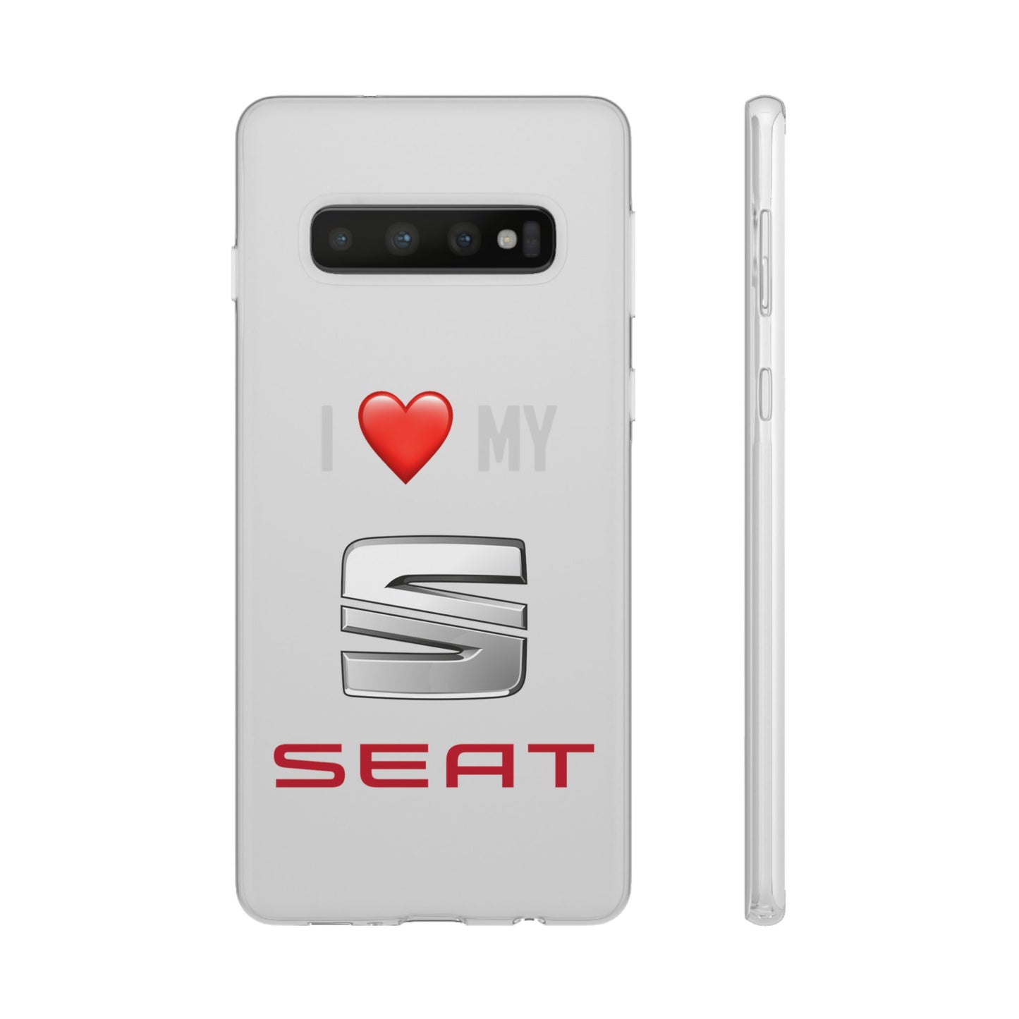 Seat Phone Case - Flexible And Frosted TPU Plastic I Love My Seat Phone Case