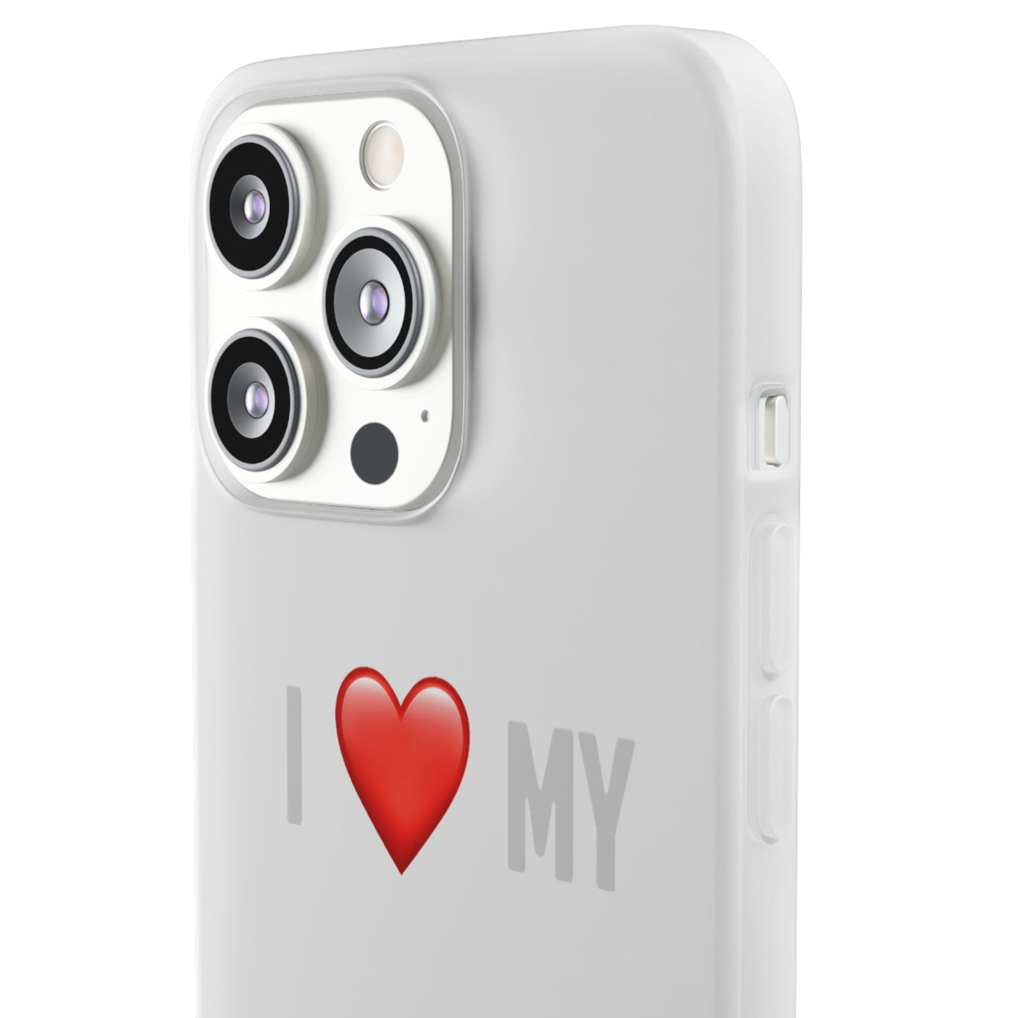 Mini Phone Case - Flexible And Frosted TPU Plastic I Love My Mini Phone Case