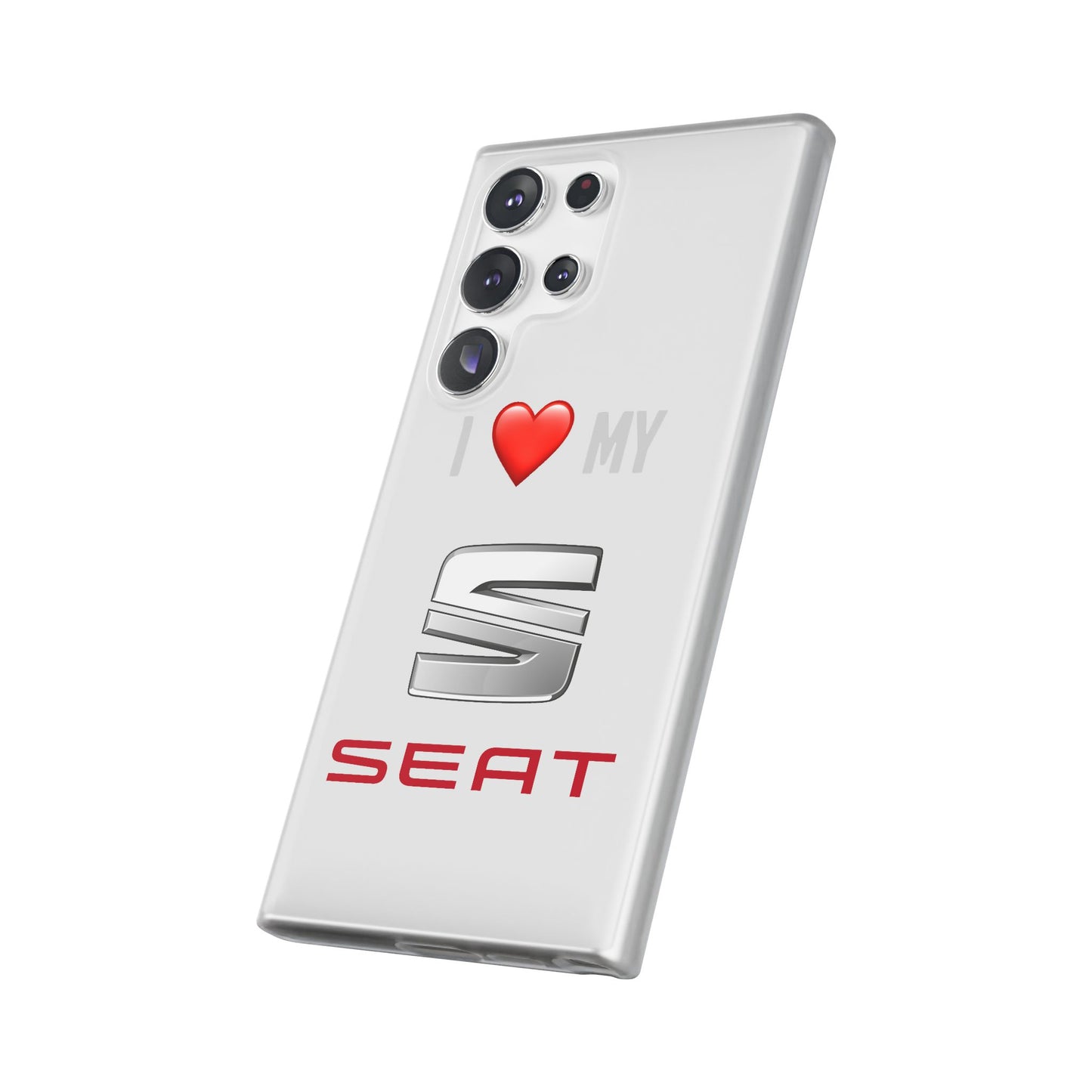 Seat Phone Case - Flexible And Frosted TPU Plastic I Love My Seat Phone Case