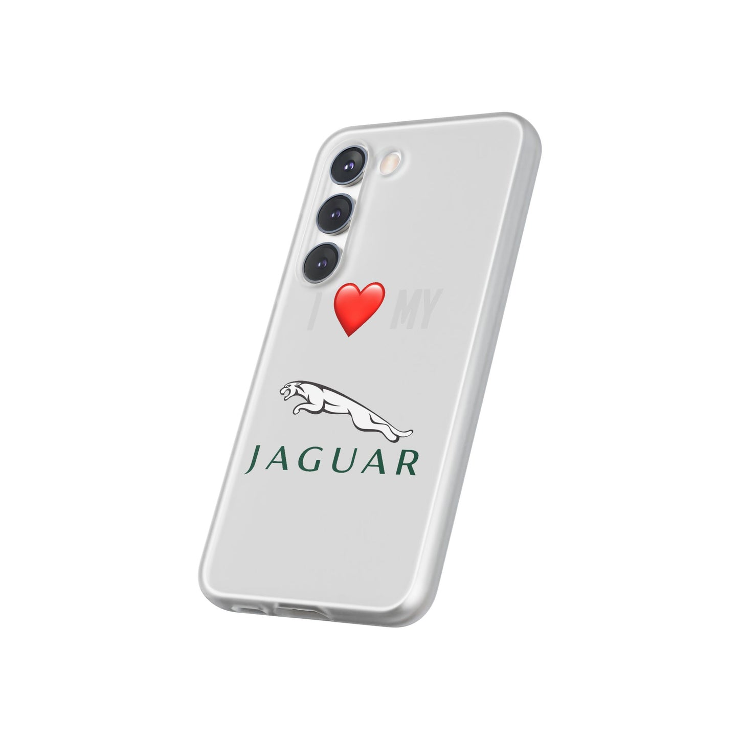 Jaguar Phone Case - Flexible And Frosted TPU Plastic I Love My Jaguar Phone Case