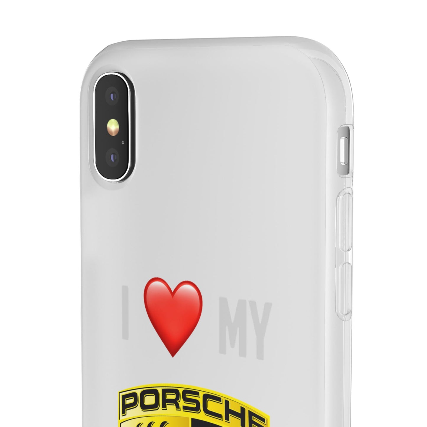 Porsche Phone Case - Flexible And Frosted TPU Plastic I Love My Porsche Phone Case