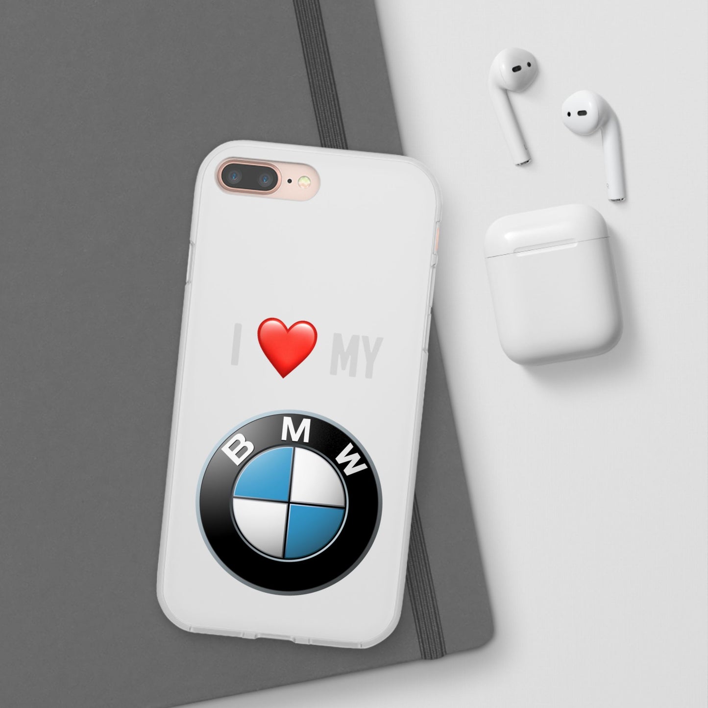 BMW Phone Case - Flexible And Frosted TPU Plastic I Love My BMW Phone Case