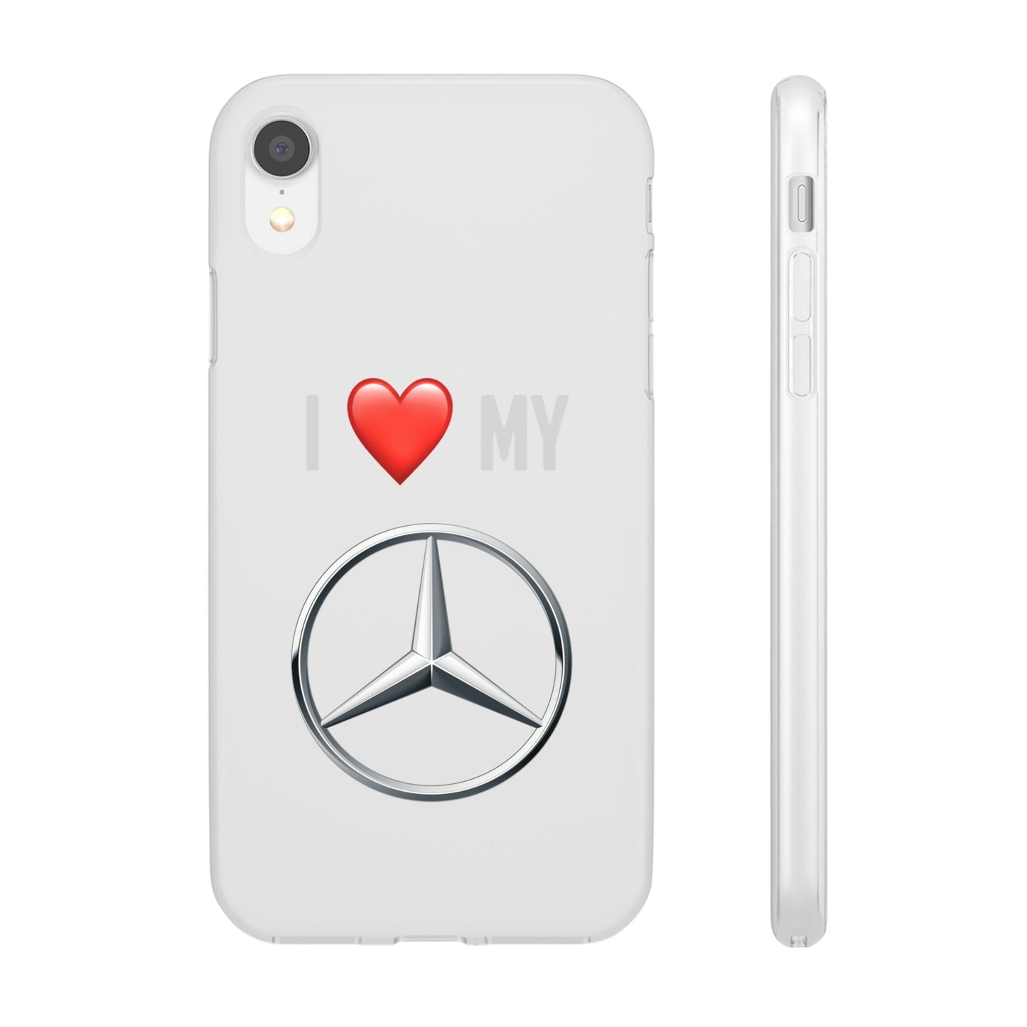 Mercedes Phone Case - Flexible And Frosted TPU Plastic I Love My Mercedes Phone Case