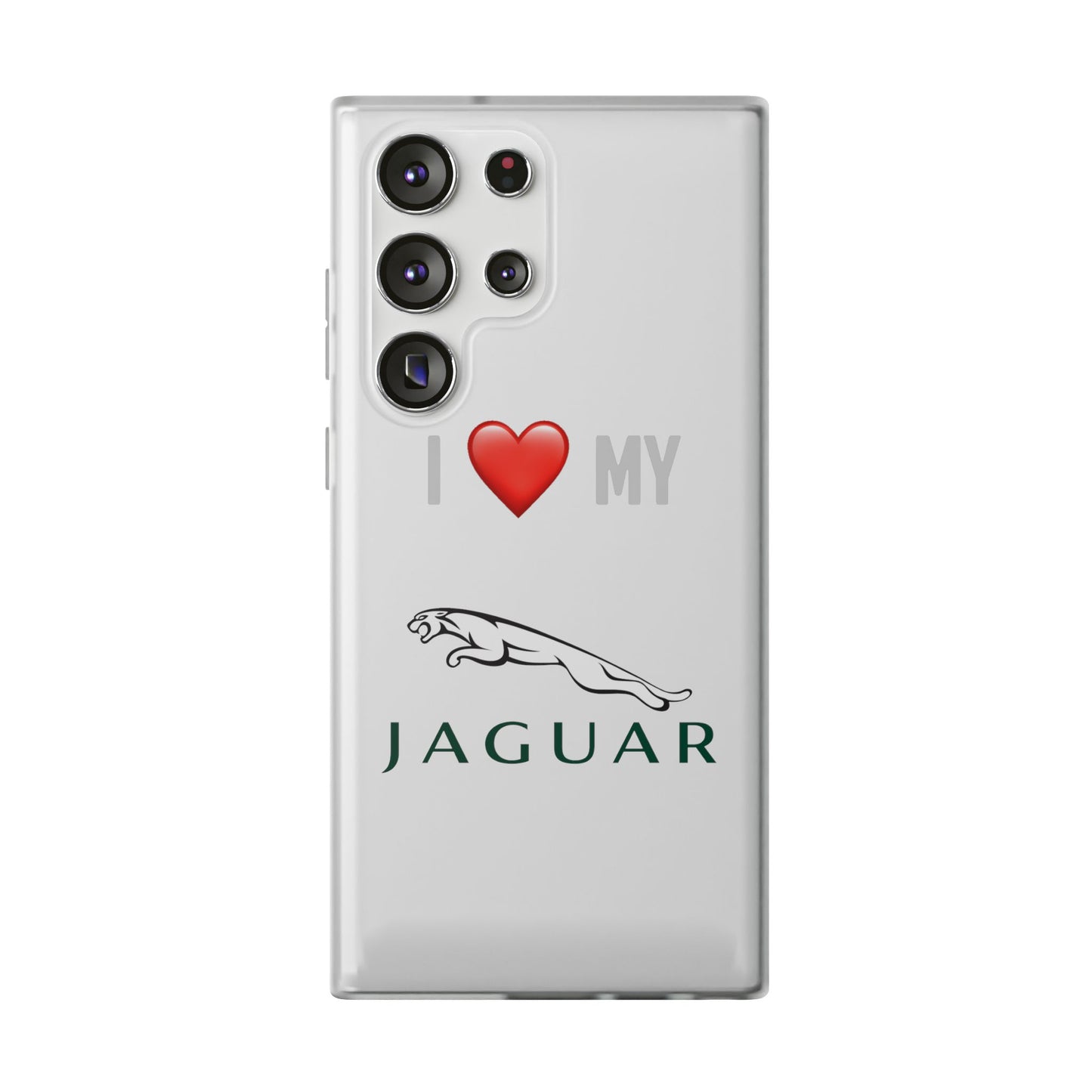 Jaguar Phone Case - Flexible And Frosted TPU Plastic I Love My Jaguar Phone Case