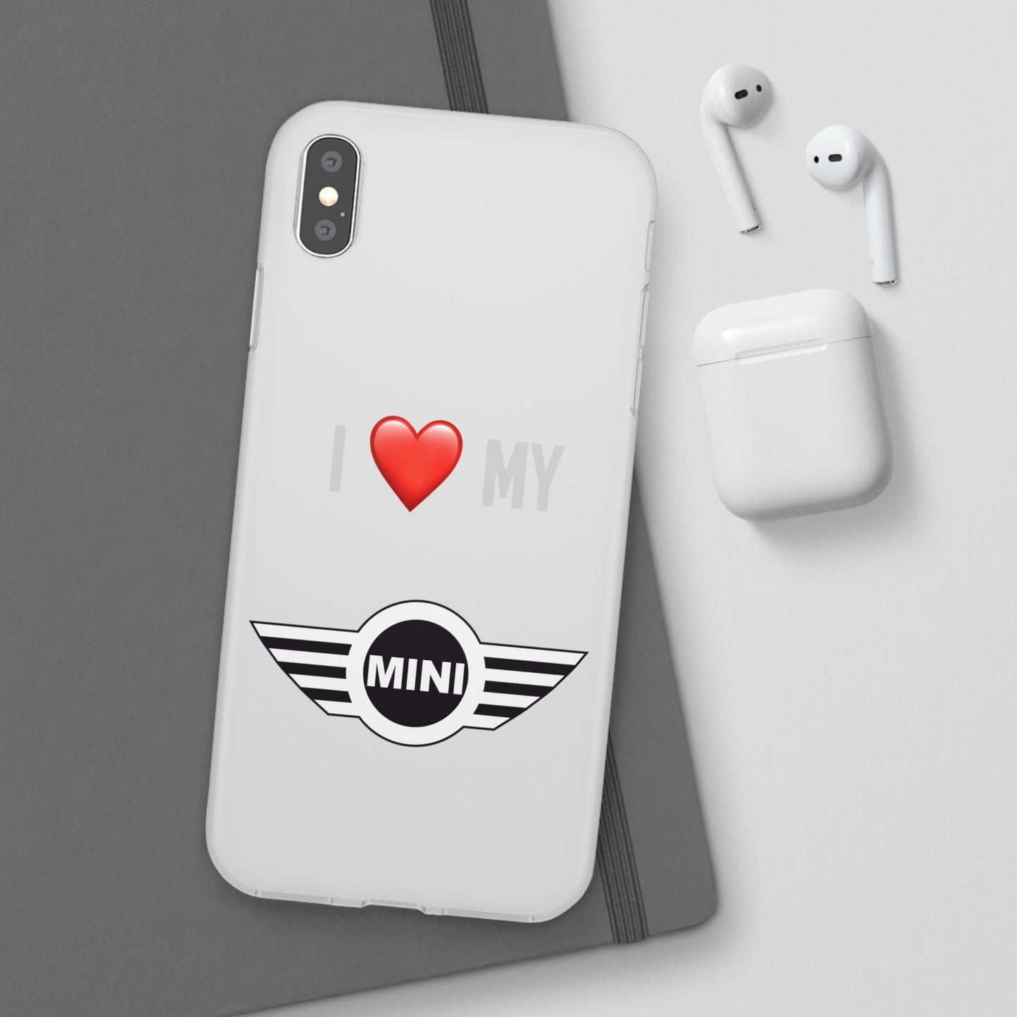 Mini Phone Case - Flexible And Frosted TPU Plastic I Love My Mini Phone Case