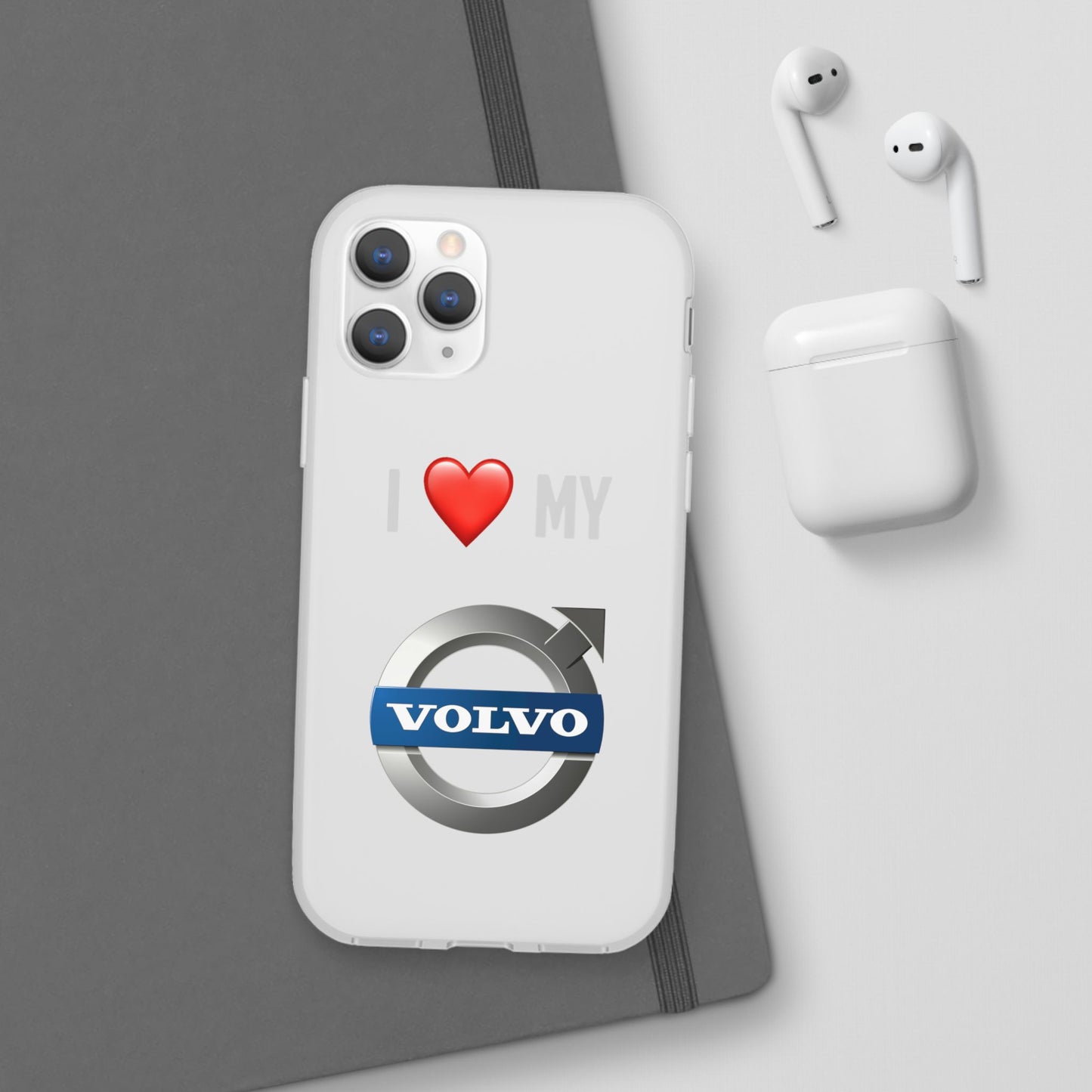 Volvo Phone Case - Flexible And Frosted TPU Plastic I Love My Volvo Phone Case