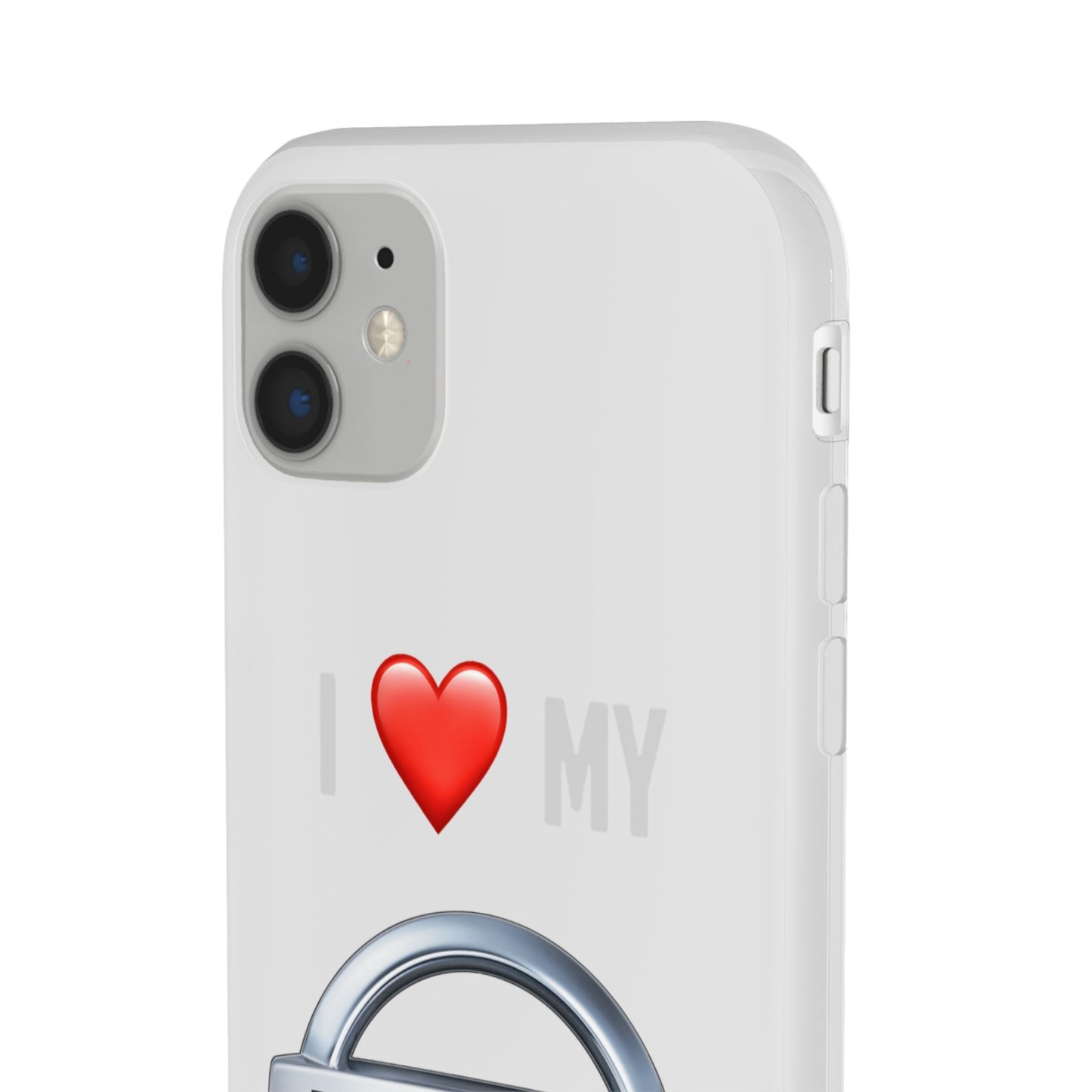 Nissan Phone Case - Flexible And Frosted TPU Plastic I Love My Nissan Phone Case