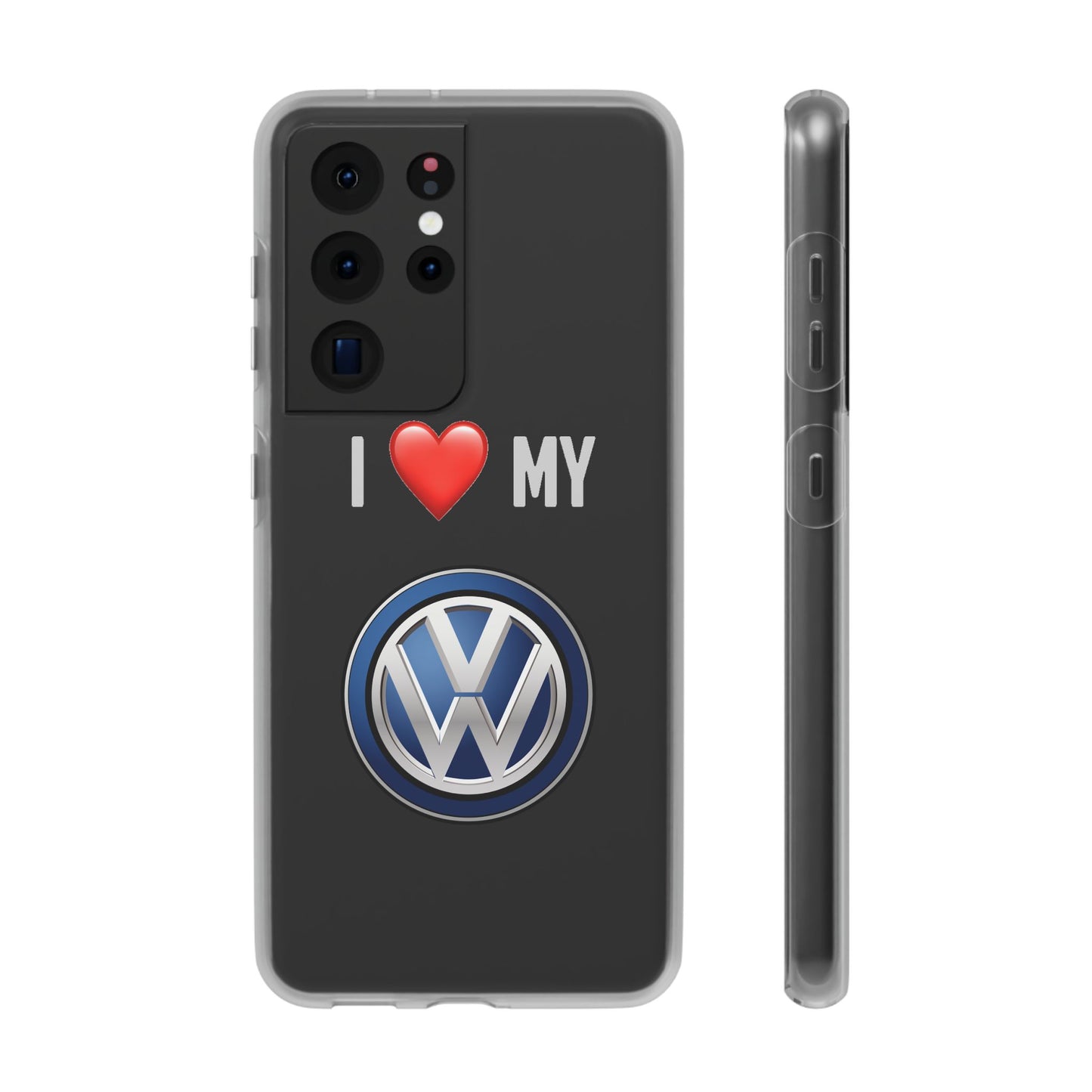 Volkswagen Phone Case - Flexible And Frosted TPU Plastic I Love My Volkswagen Phone Case