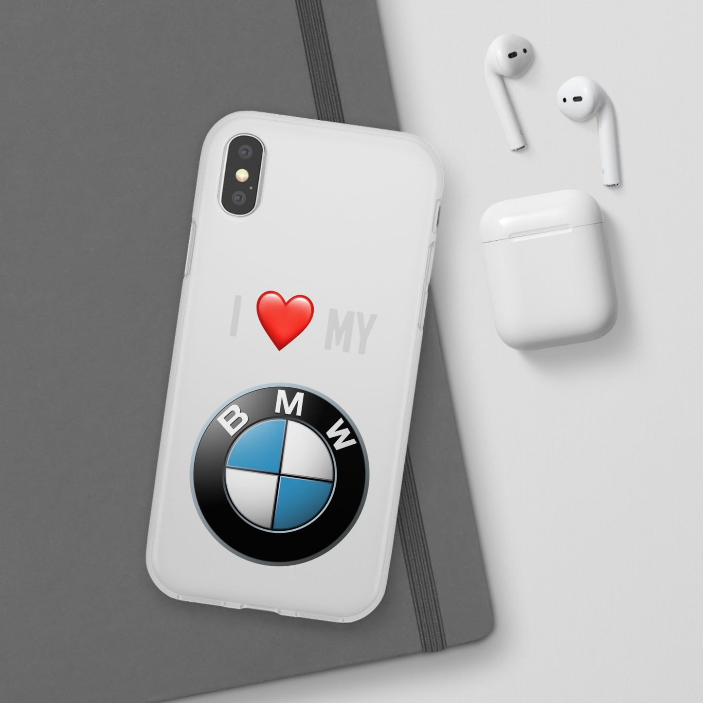 BMW Phone Case - Flexible And Frosted TPU Plastic I Love My BMW Phone Case