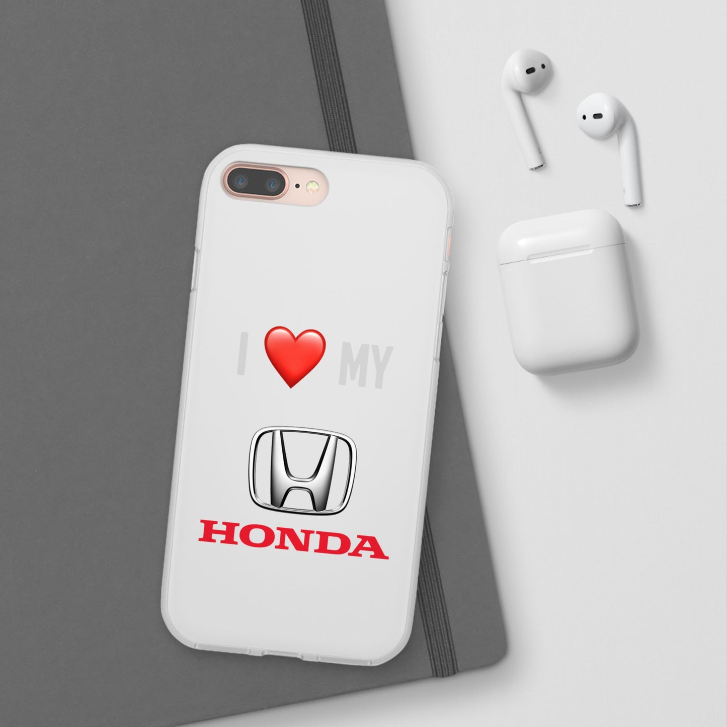 Honda Phone Case - Flexible And Frosted TPU Plastic I Love My Honda Phone Case