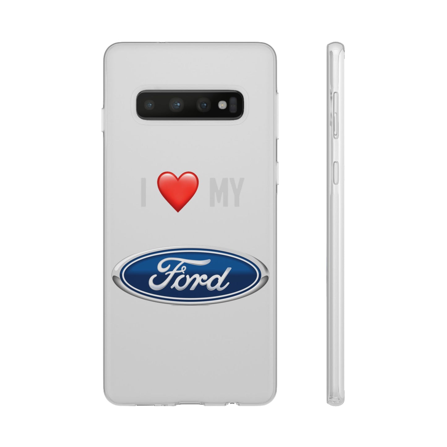 Ford Phone Case - Flexible And Frosted TPU Plastic I Love My Ford Phone Case