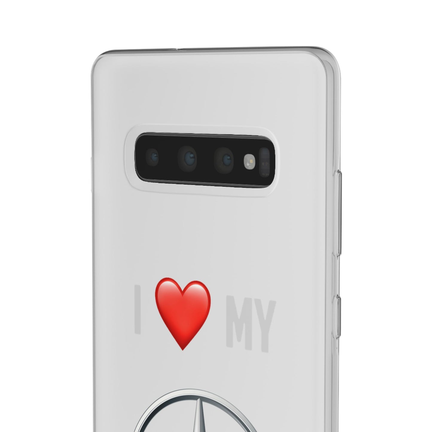 Mercedes Phone Case - Flexible And Frosted TPU Plastic I Love My Mercedes Phone Case