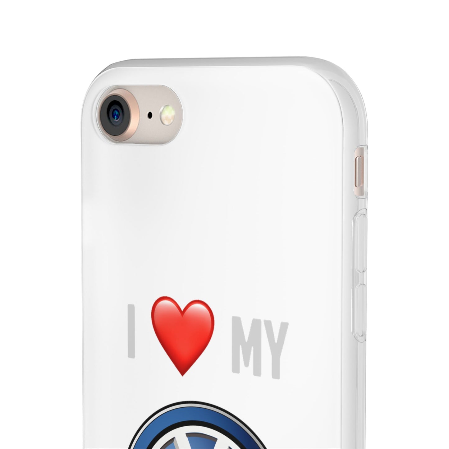Volkswagen Phone Case - Flexible And Frosted TPU Plastic I Love My Volkswagen Phone Case