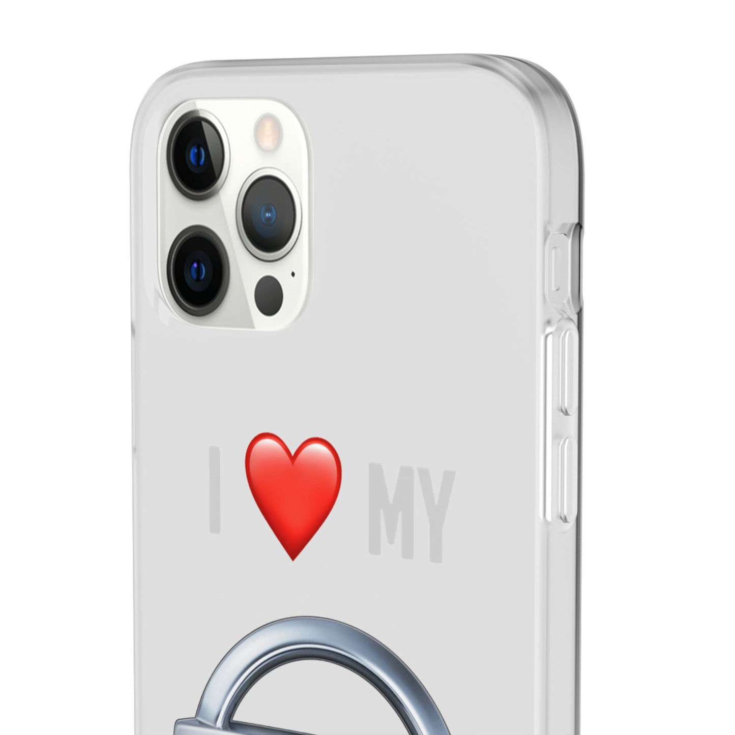 Nissan Phone Case - Flexible And Frosted TPU Plastic I Love My Nissan Phone Case