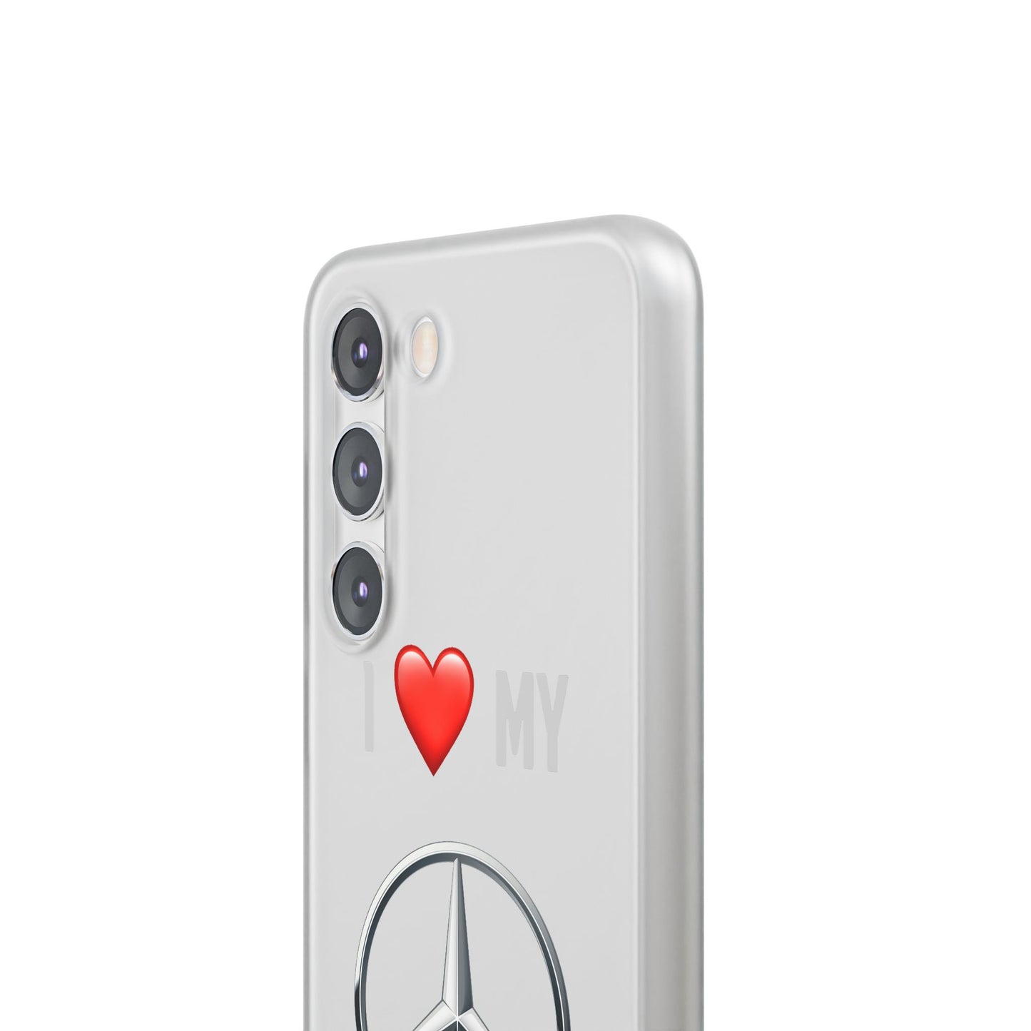 Mercedes Phone Case - Flexible And Frosted TPU Plastic I Love My Mercedes Phone Case
