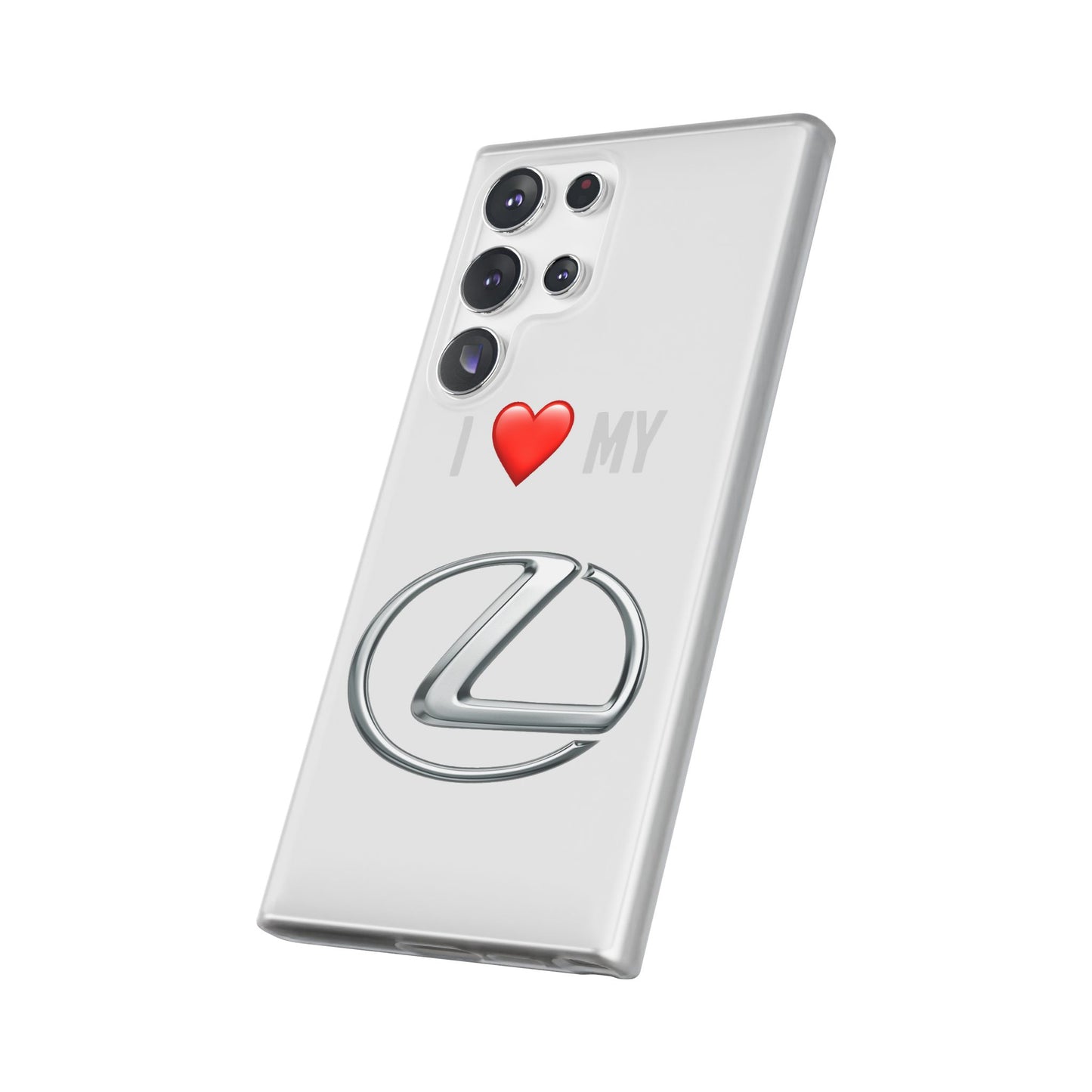 Lexus Phone Case - Flexible And Frosted TPU Plastic I Love My Lexus Phone Case