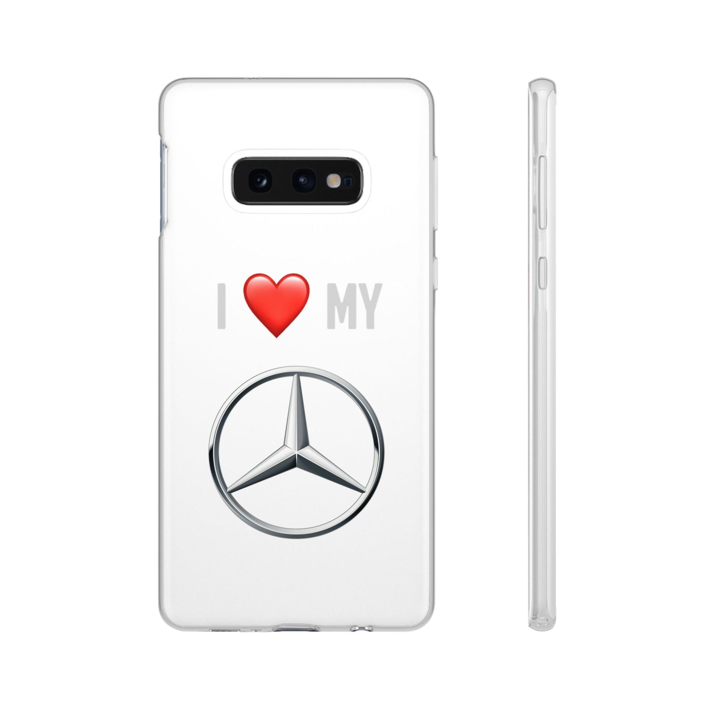 Mercedes Phone Case - Flexible And Frosted TPU Plastic I Love My Mercedes Phone Case