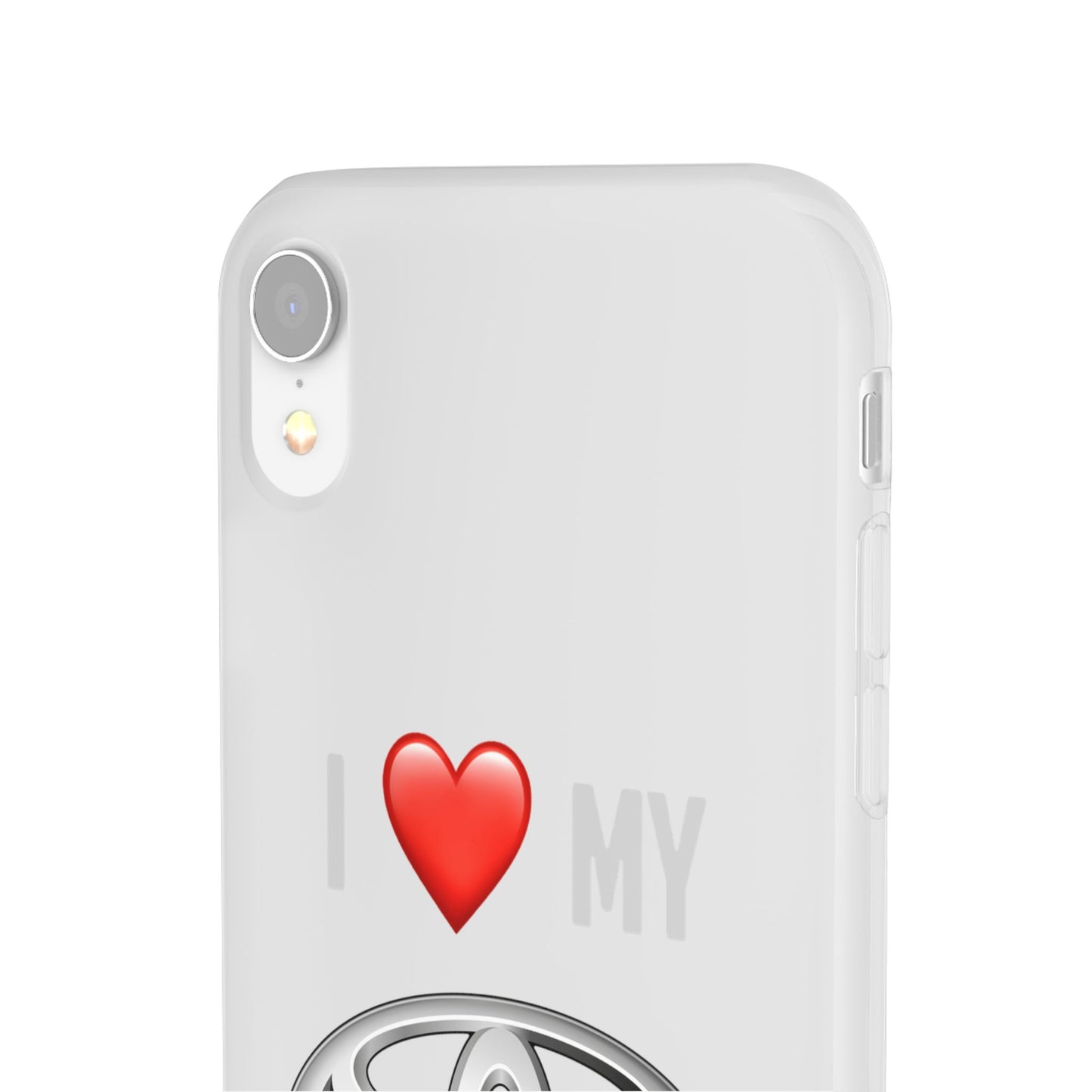 Toyota Phone Case - Flexible And Frosted TPU Plastic I Love My Toyota Phone Case