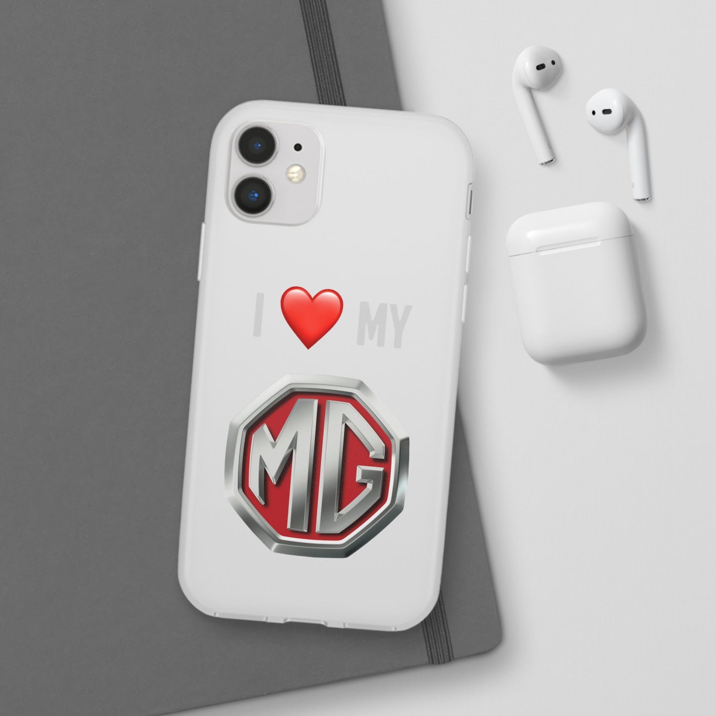 MG Phone Case - Flexible And Frosted TPU Plastic I Love My MG Phone Case