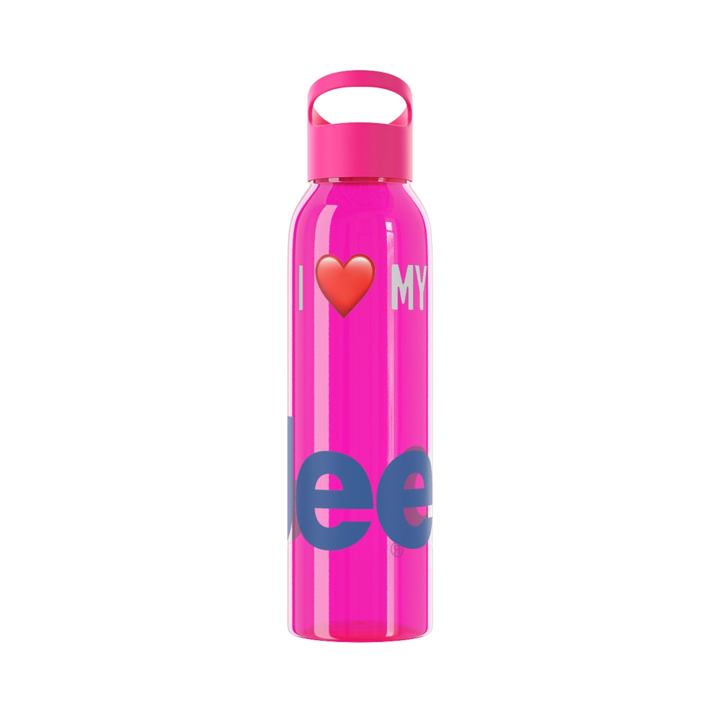 Jeep - I Love My Jeep 22oz Water Bottle