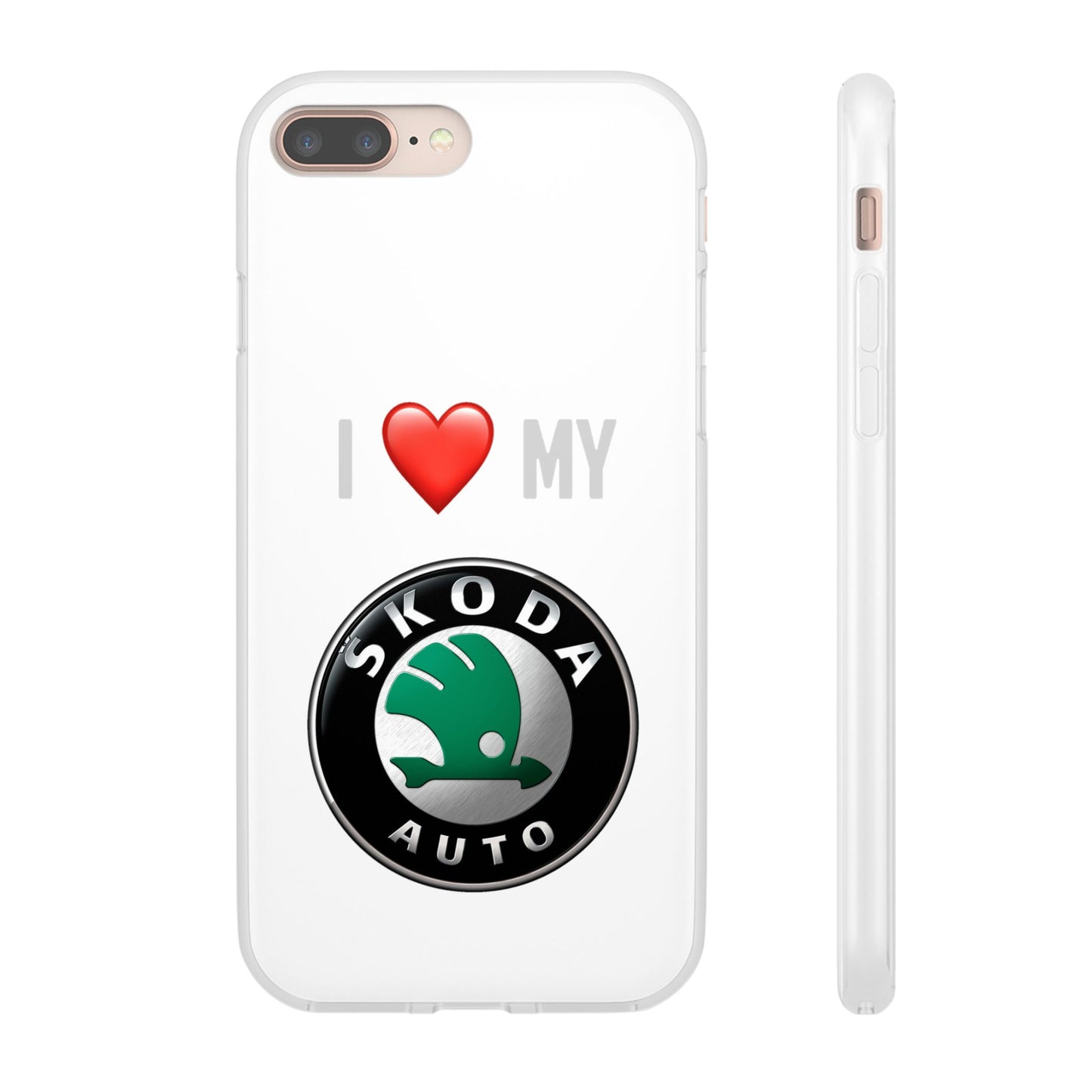 Skoda Phone Case - Flexible And Frosted TPU Plastic I Love My Skoda Phone Case