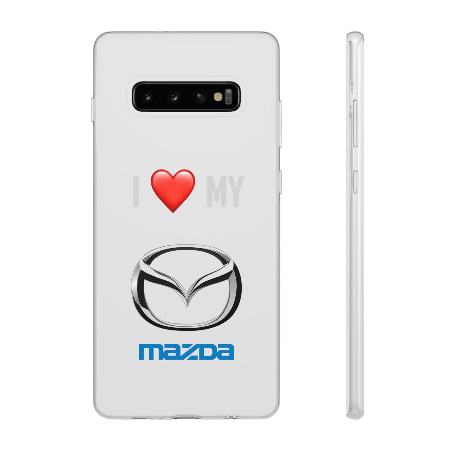 Mazda Phone Case - Flexible And Frosted TPU Plastic I Love My Mazda Phone Case