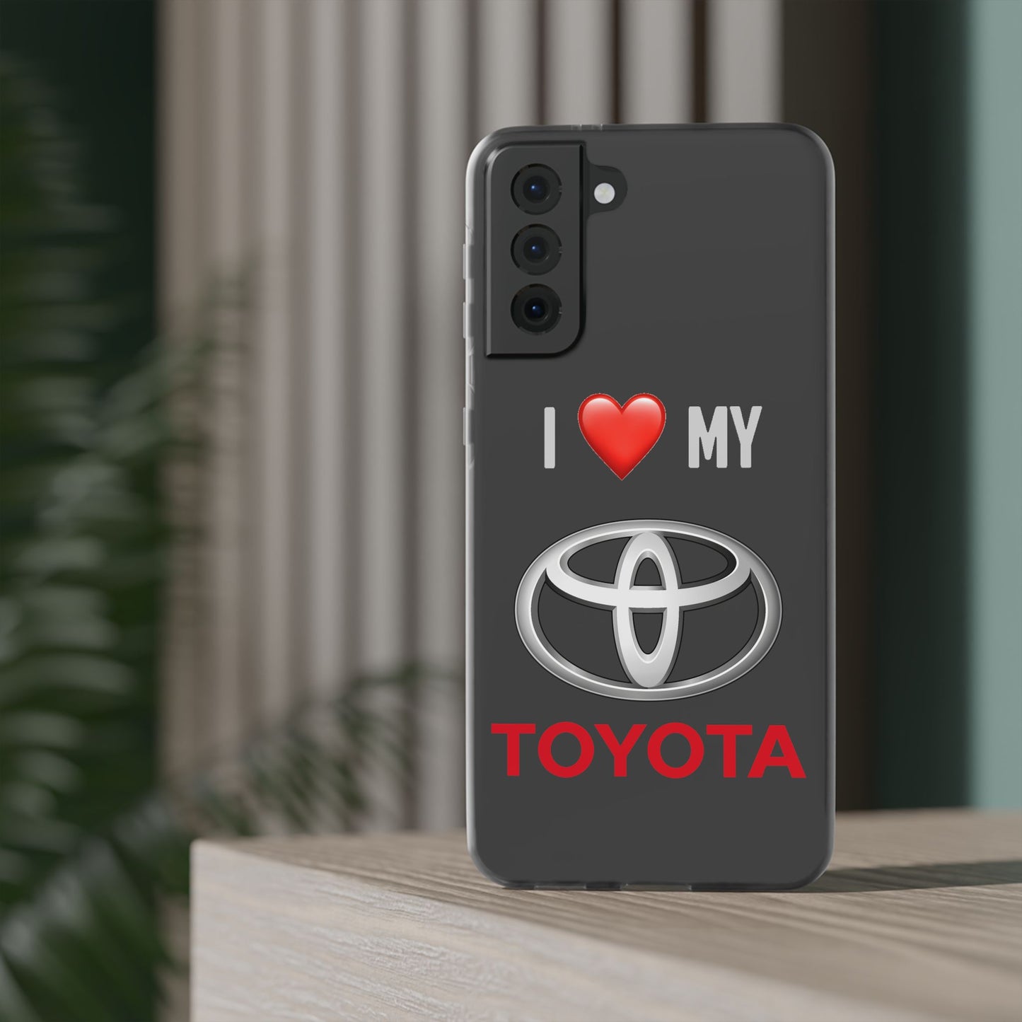 Toyota Phone Case - Flexible And Frosted TPU Plastic I Love My Toyota Phone Case