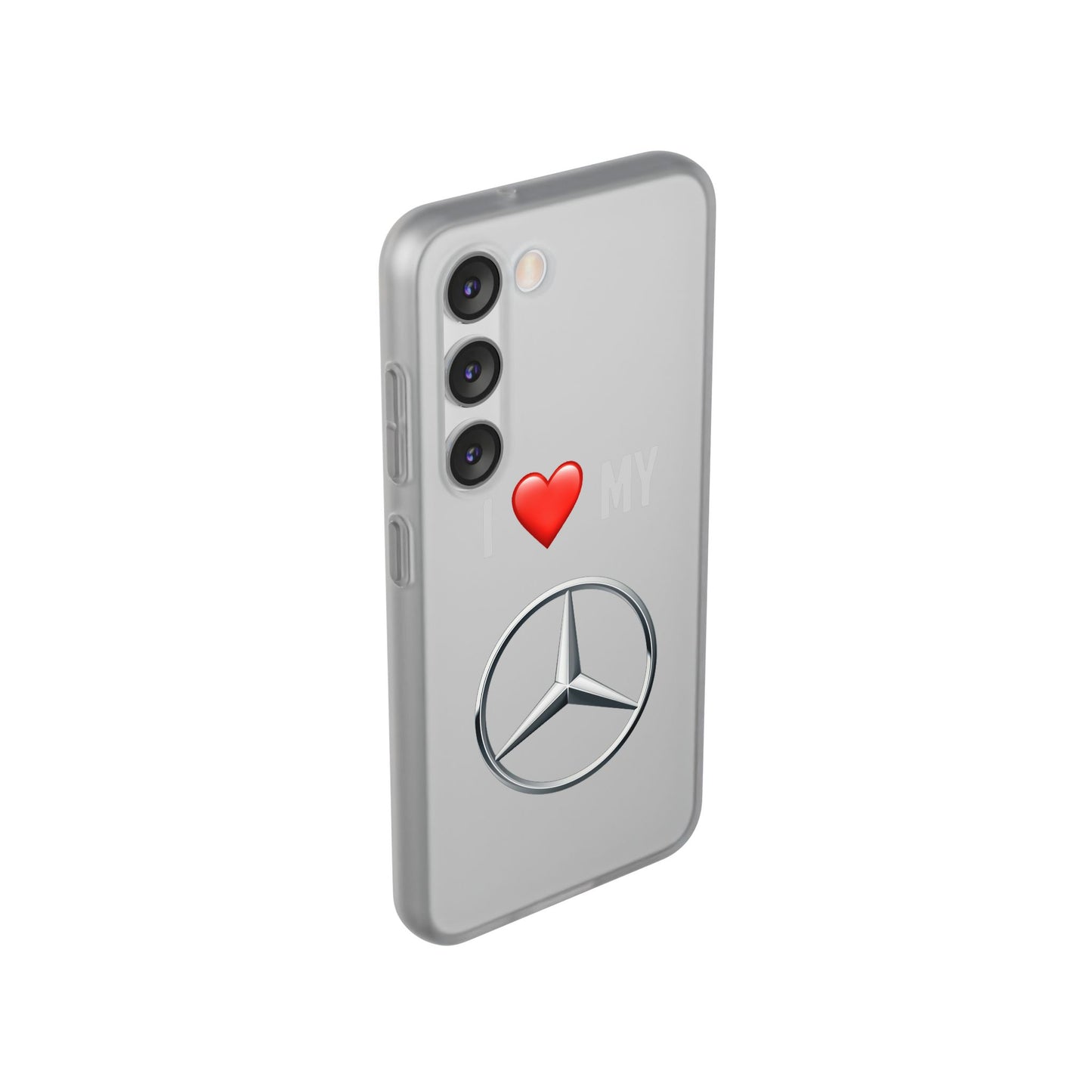Mercedes Phone Case - Flexible And Frosted TPU Plastic I Love My Mercedes Phone Case