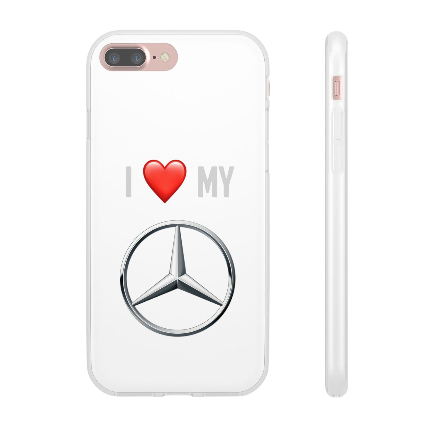 Mercedes Phone Case - Flexible And Frosted TPU Plastic I Love My Mercedes Phone Case