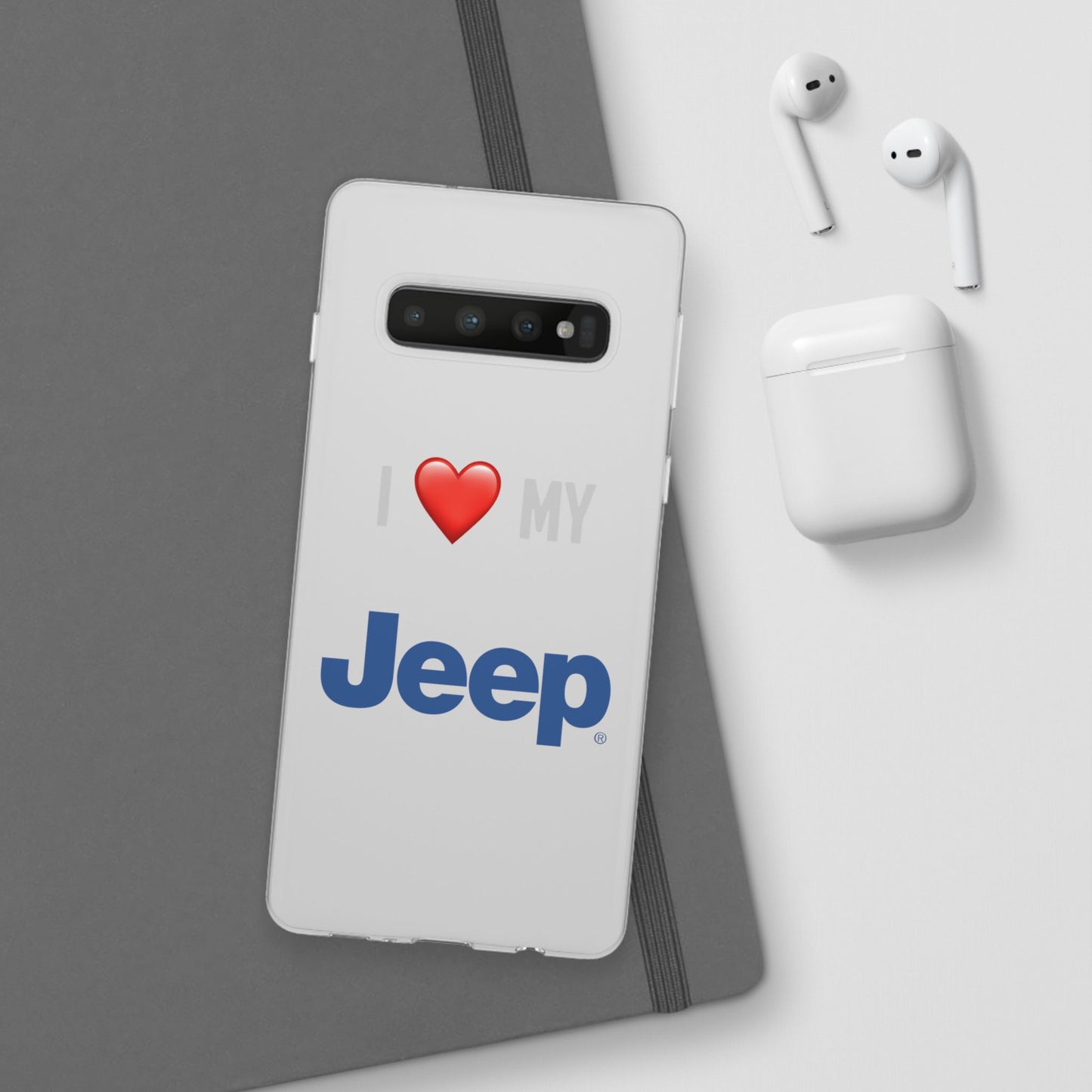 Jeep Phone Case - Flexible And Frosted TPU Plastic I Love My Jeep Phone Case