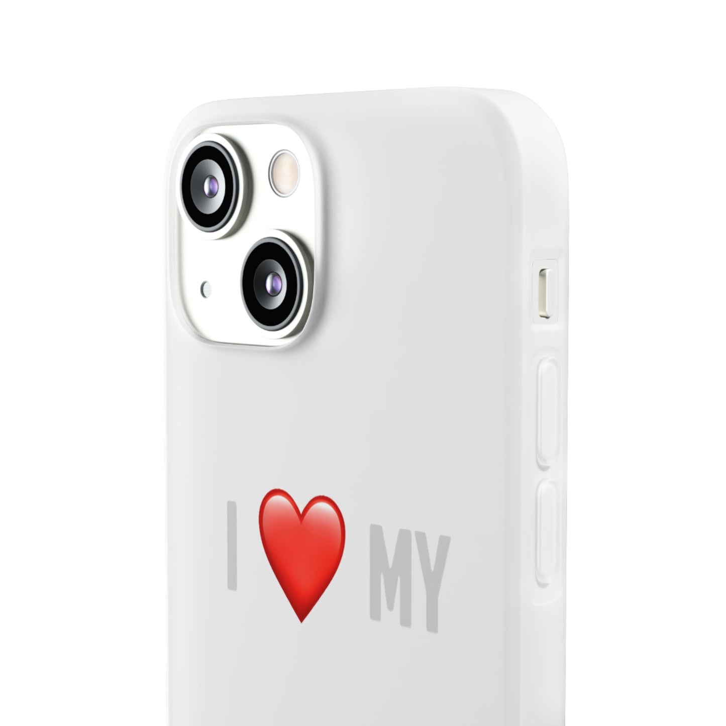 Mini Phone Case - Flexible And Frosted TPU Plastic I Love My Mini Phone Case