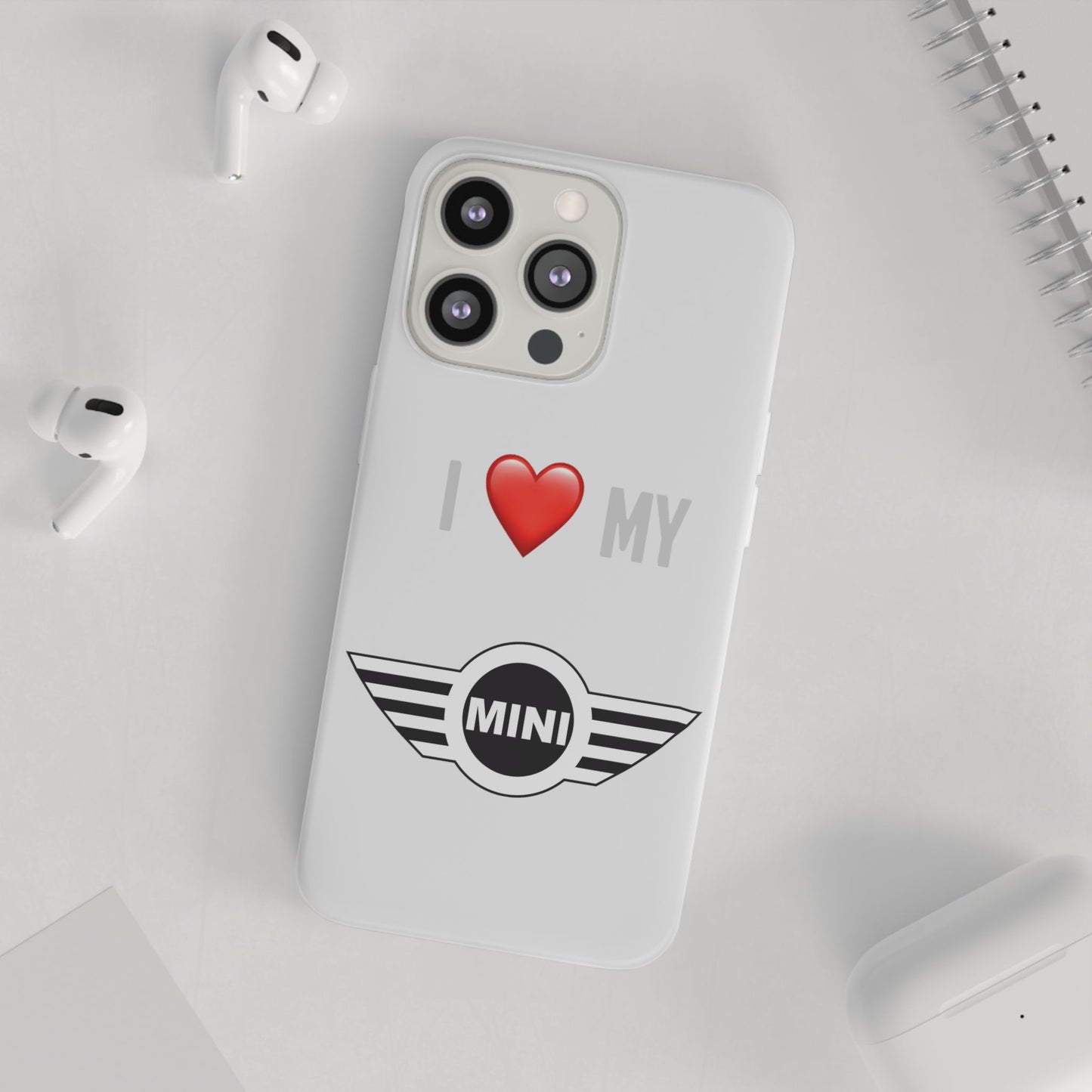 Mini Phone Case - Flexible And Frosted TPU Plastic I Love My Mini Phone Case