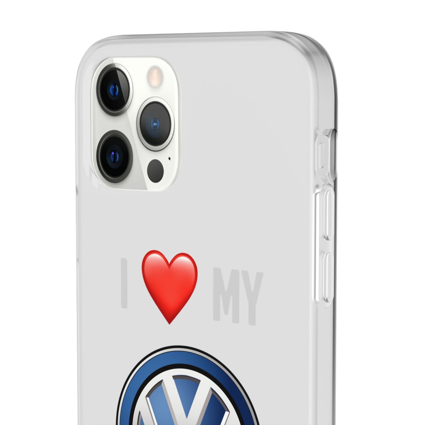 Volkswagen Phone Case - Flexible And Frosted TPU Plastic I Love My Volkswagen Phone Case
